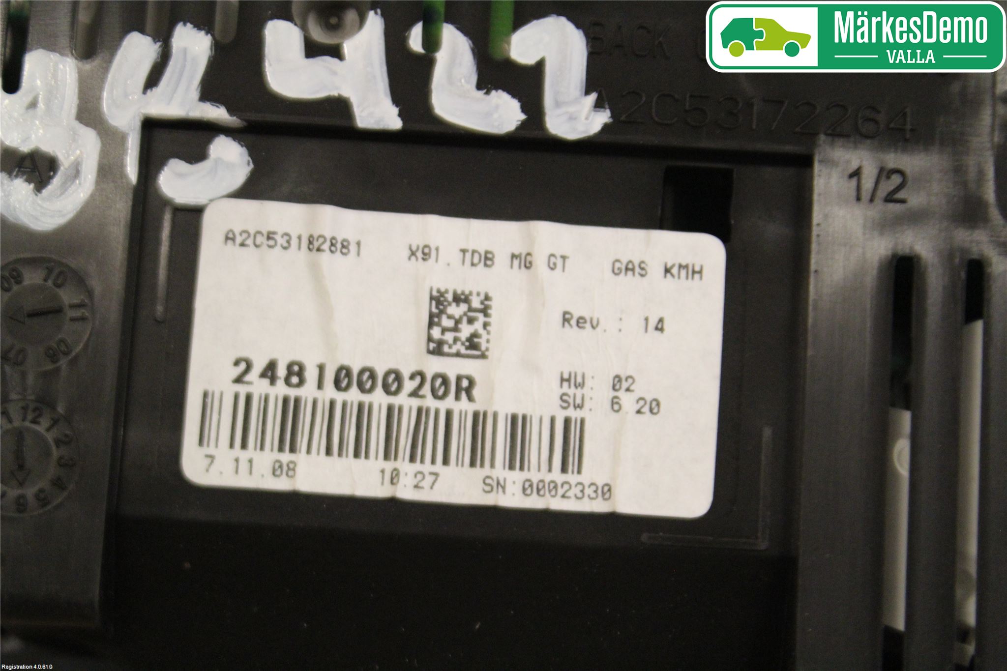 Renault LAGUNA III 08-10 Instrument Komb