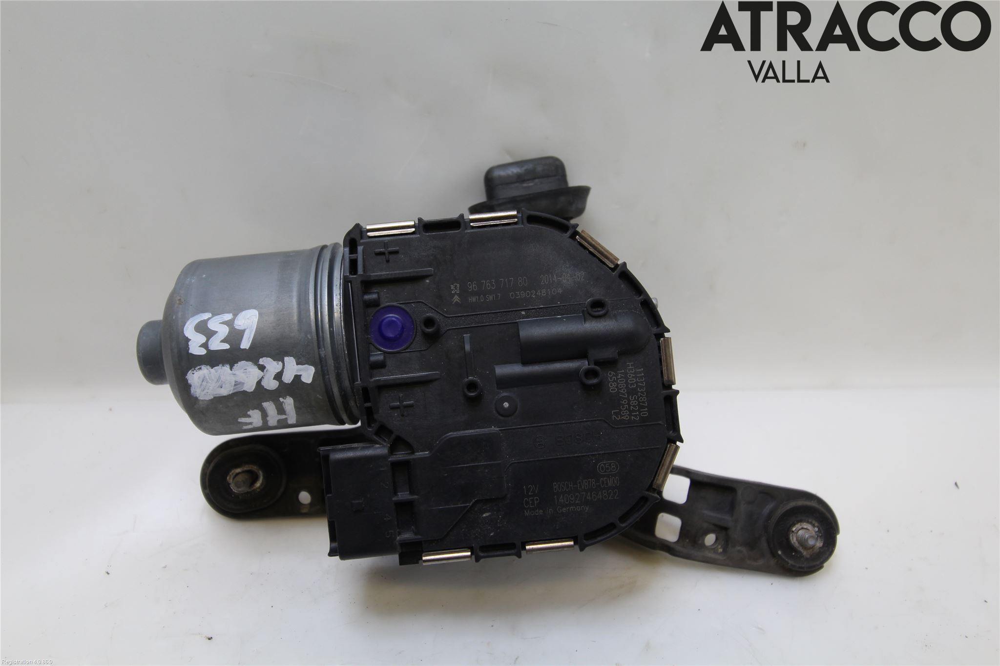 Citroen C4 GRAND PICASSO 14-18 Torkarmotor Vindruta