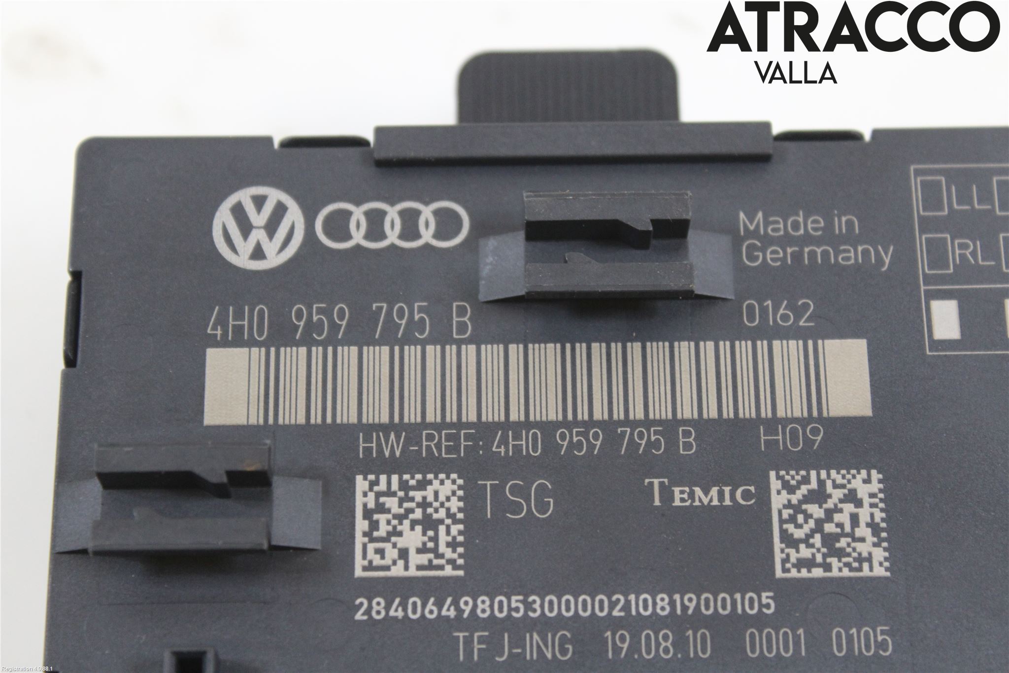 Audi A8/S8 4H 10-17 Styrenhet Dörr