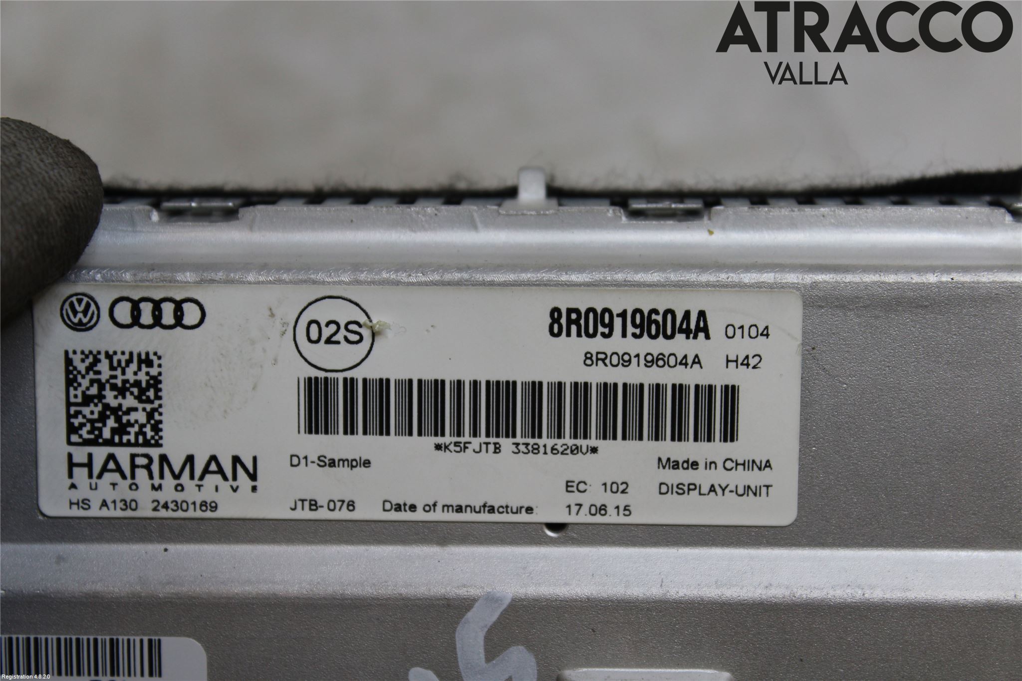 Audi A4 12-15 Multifunktionsdisplay