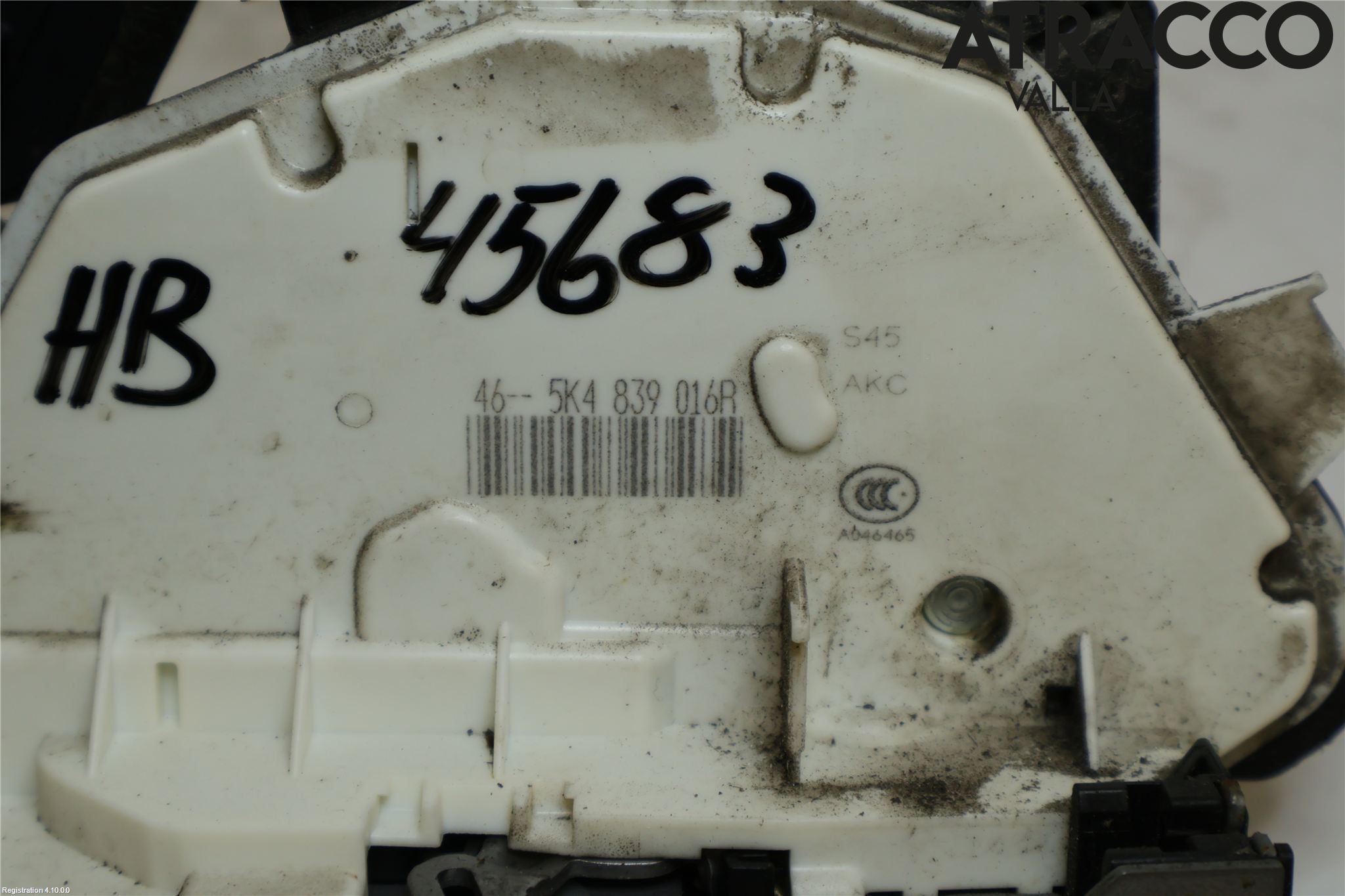 Volkswagen VW GOLF / E-GOLF VII 13-20 Låskista-Dörrlås