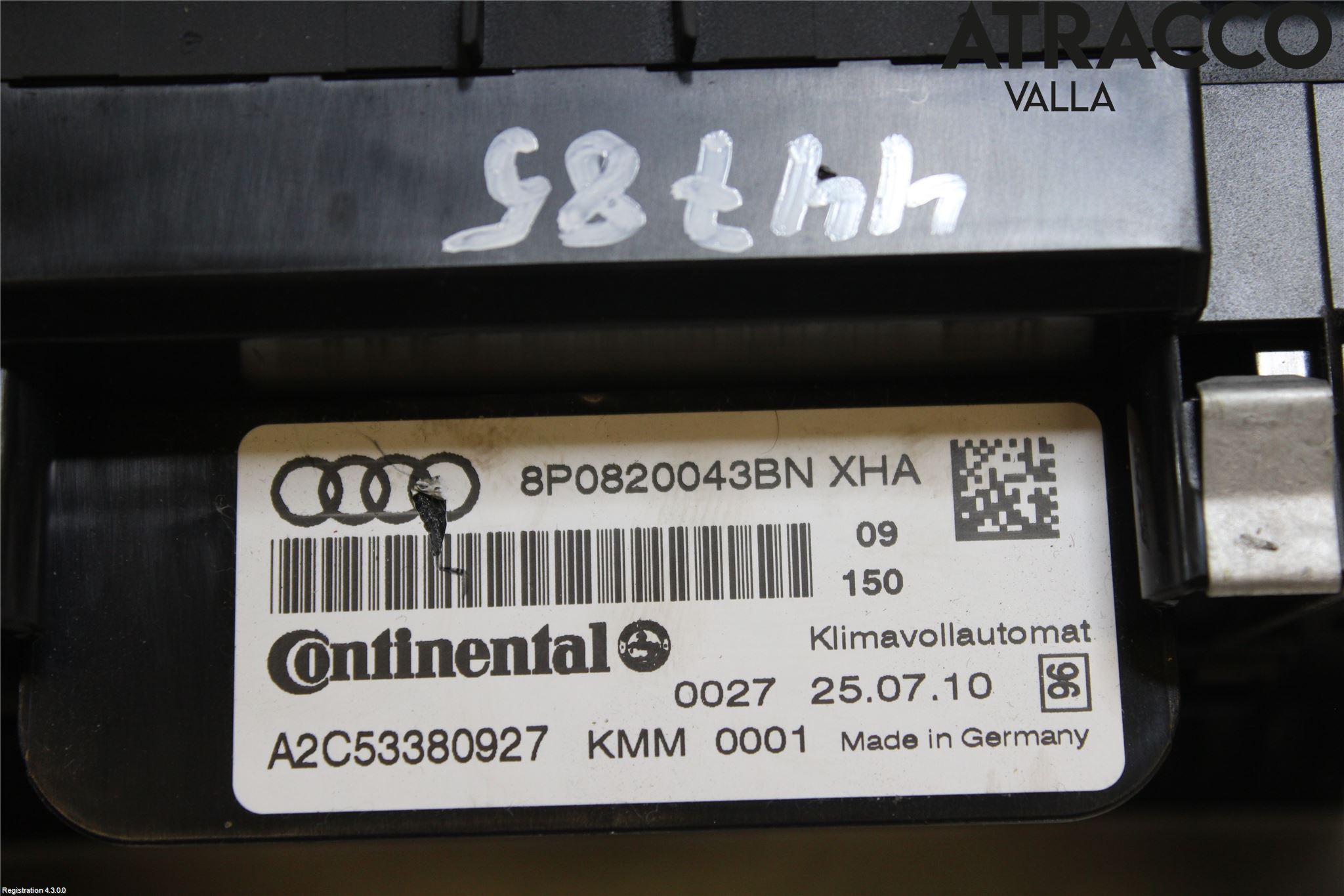 Audi A3/S3 05-13 Ac Styrenhet Ac Manöveren