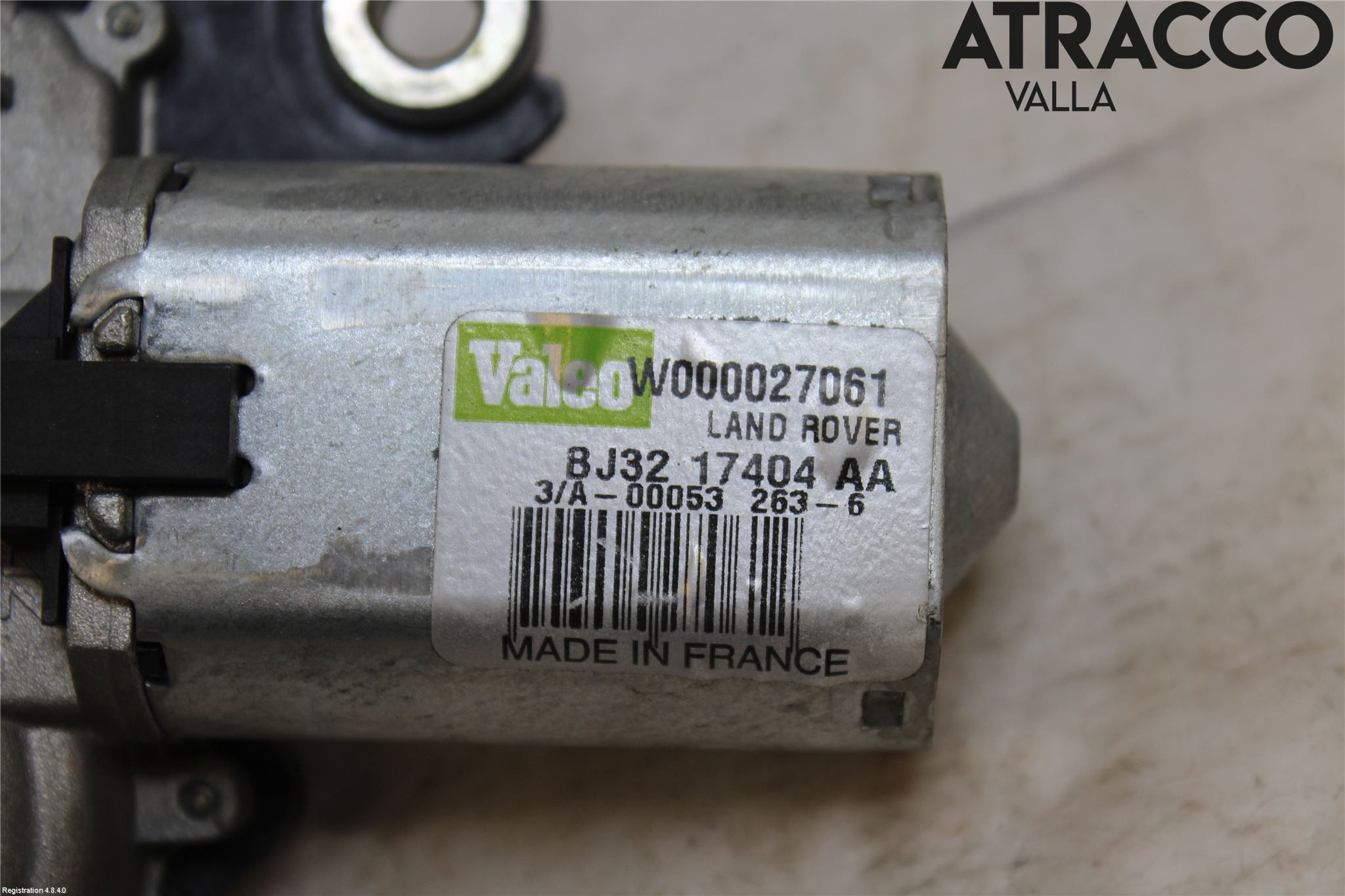 Landrover LAND ROVER RANGE ROVER EVOQUE (L538) 11-18 Torkarmotor Baklucka