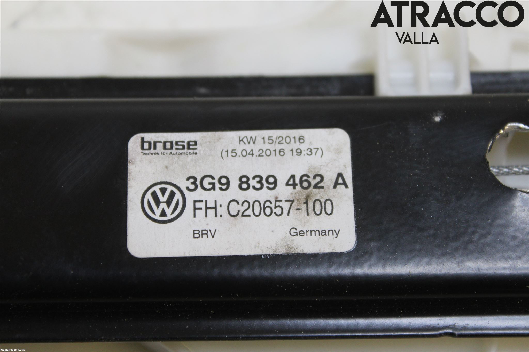 Volkswagen VW PASSAT 15-19 Fönsterhiss El Kompl