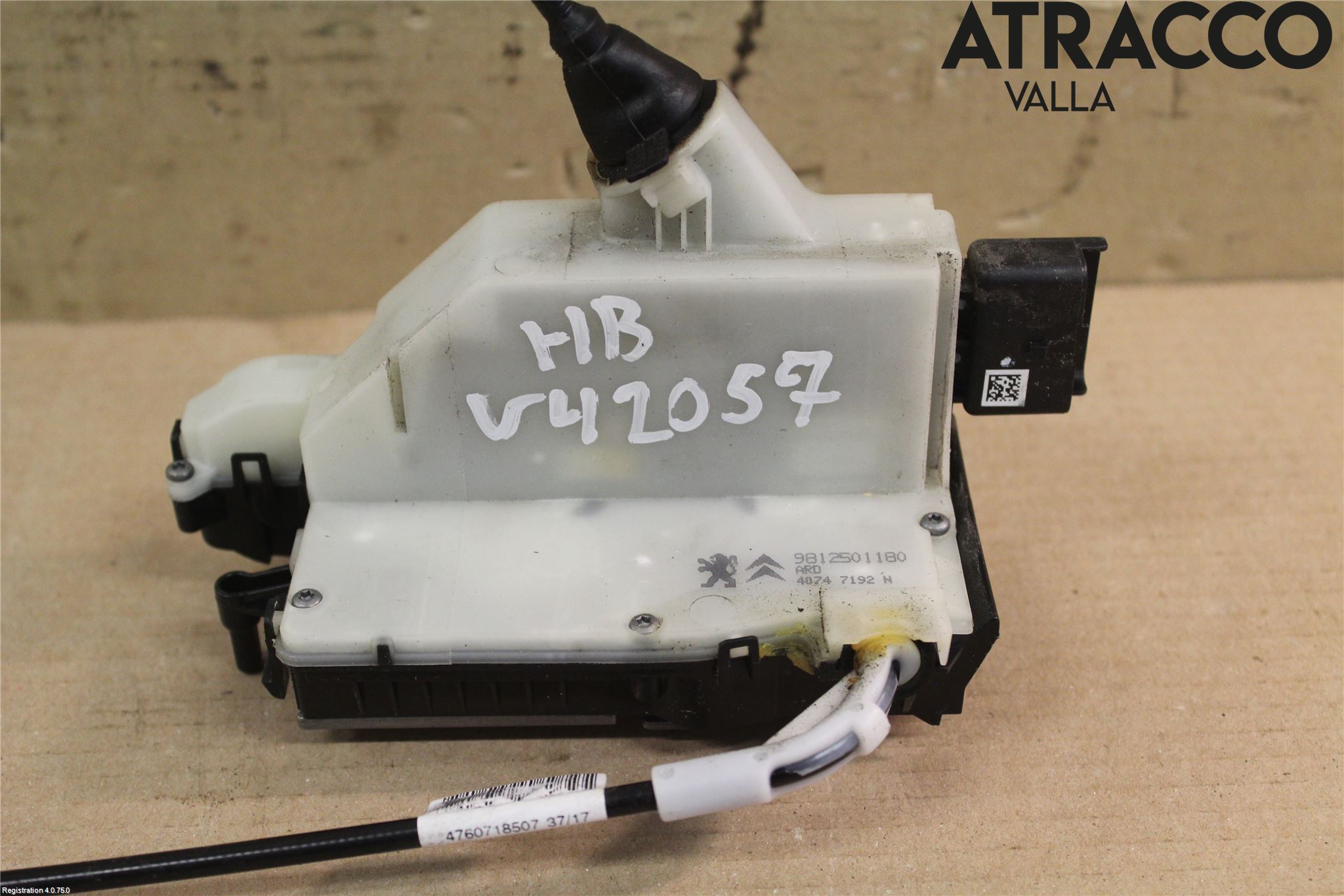 Peugeot 2008 13-20 Låskista-Dörrlås