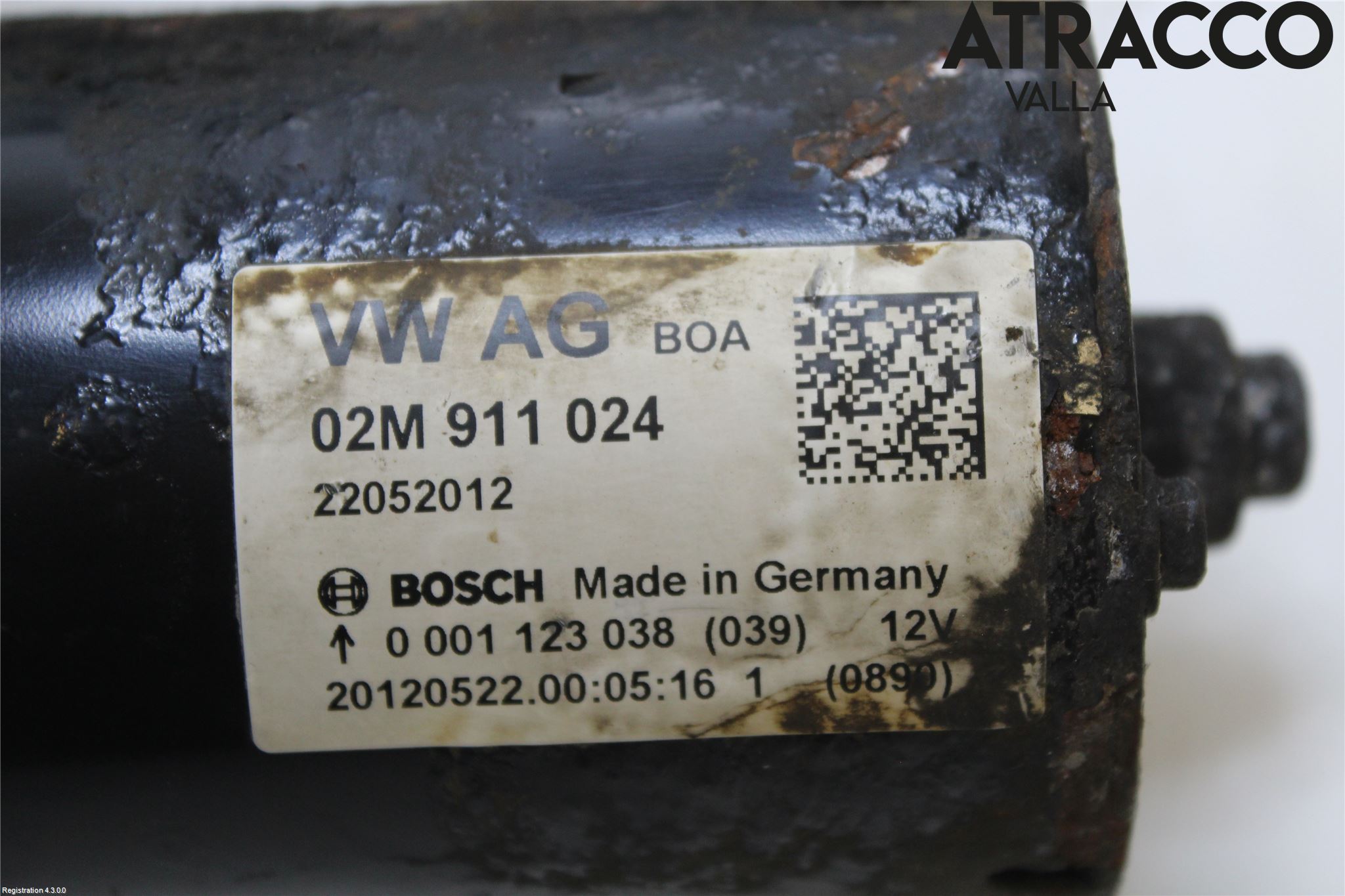 Volkswagen VW TRANSP/CARAVELLE (T5) 04-15 Startmotor Diesel