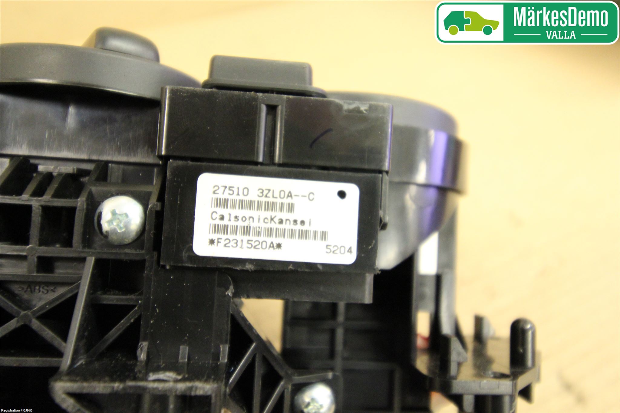 Nissan PULSAR Ac Styrenhet Ac Manöveren