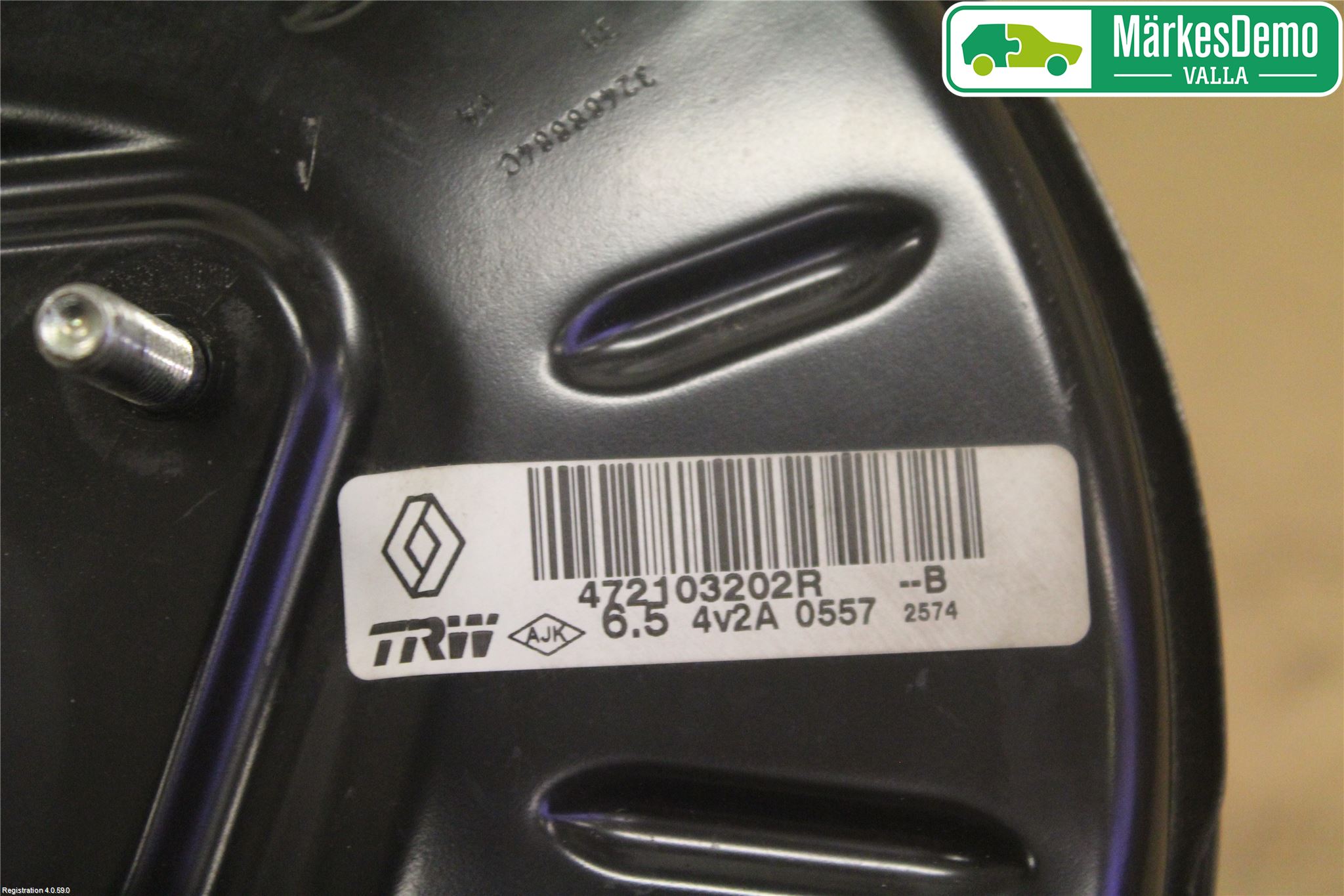 Renault CAPTUR 13-19 Bromsservo