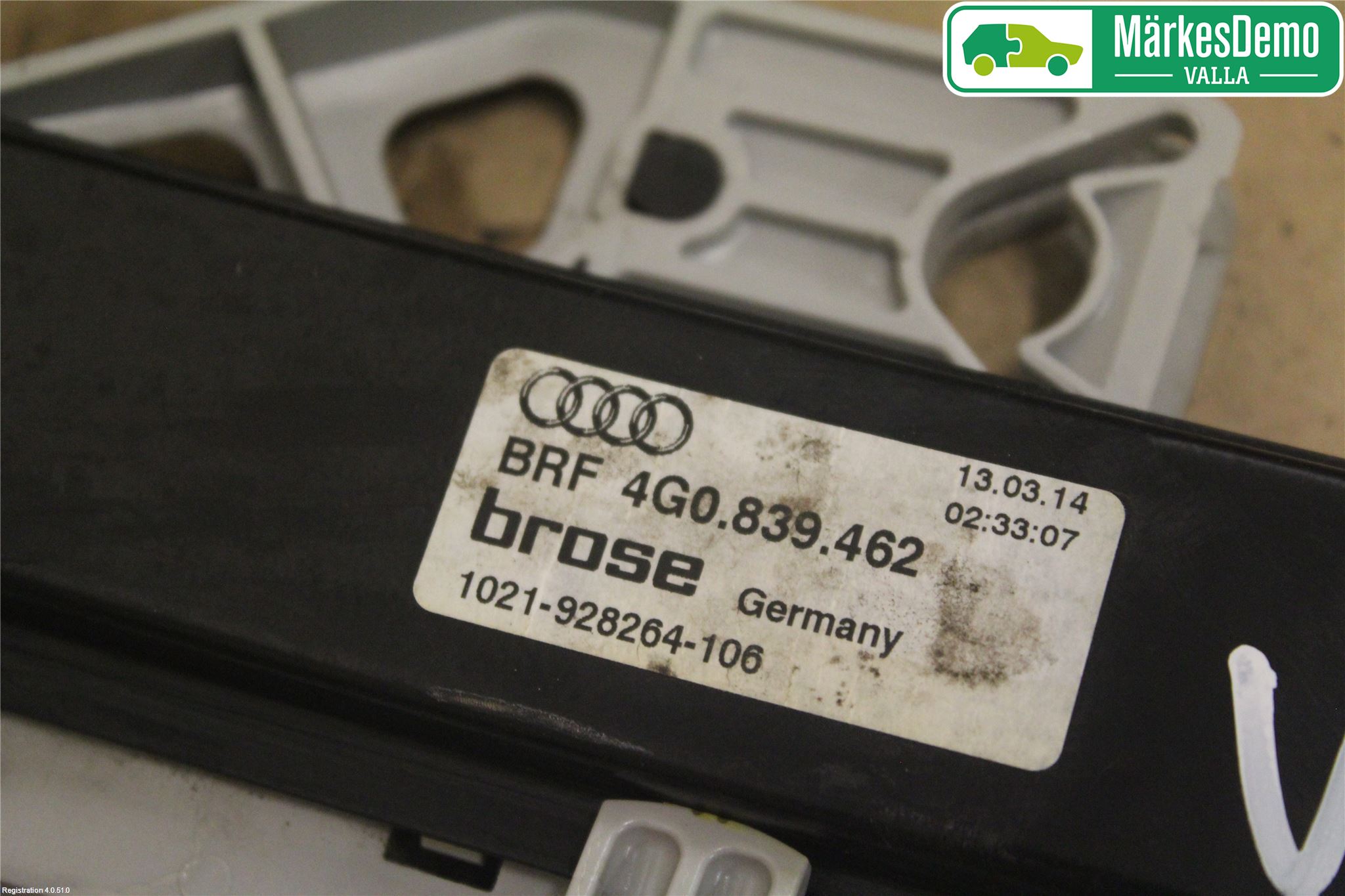 Audi A6 ALLROAD 12-18 Fönsterhissmekanism