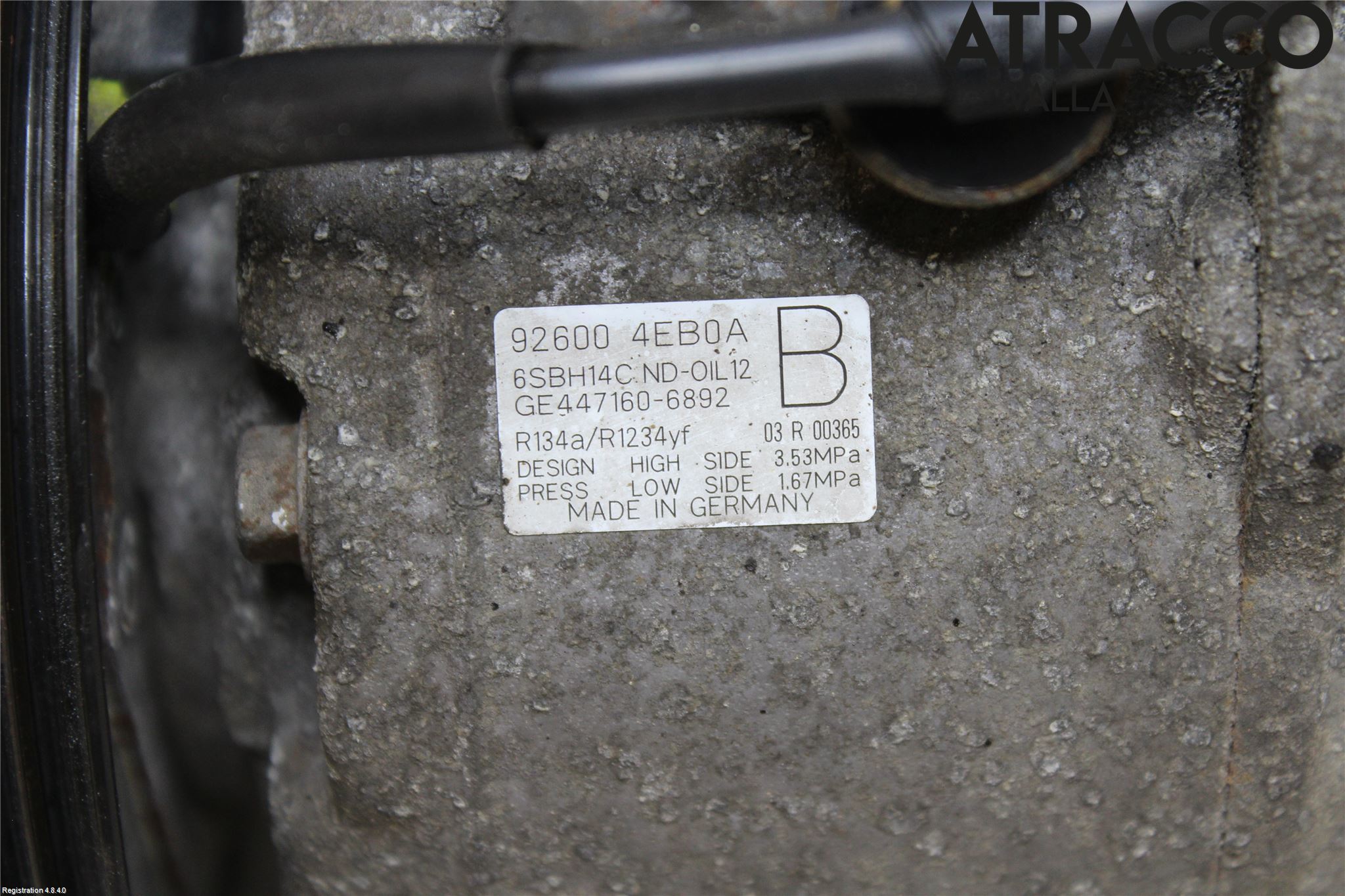 Nissan QASHQAI 14-17 Ac Kompressor