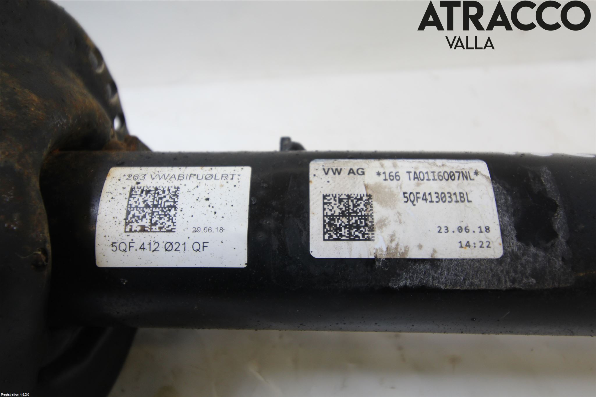 Volkswagen VW TIGUAN 16-24 Fjäderben Fram Vänster
