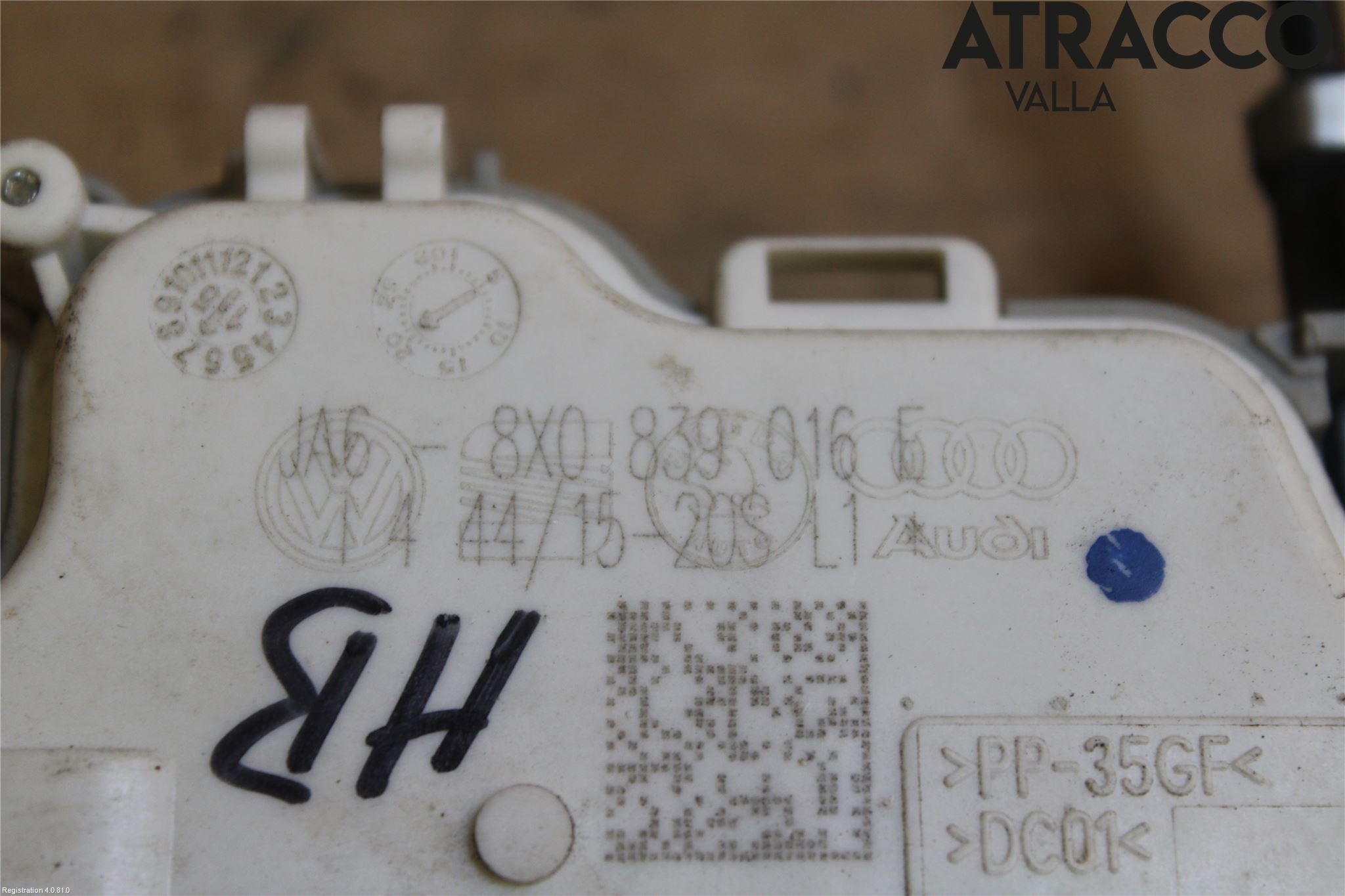 Audi A1/S1 11-18 Låskista-Dörrlås