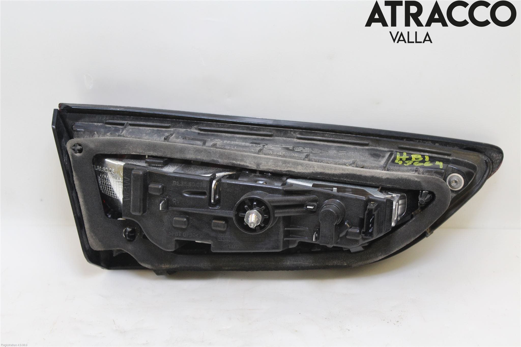 Opel ASTRA K 16-22 Bakljus Lucka Hö