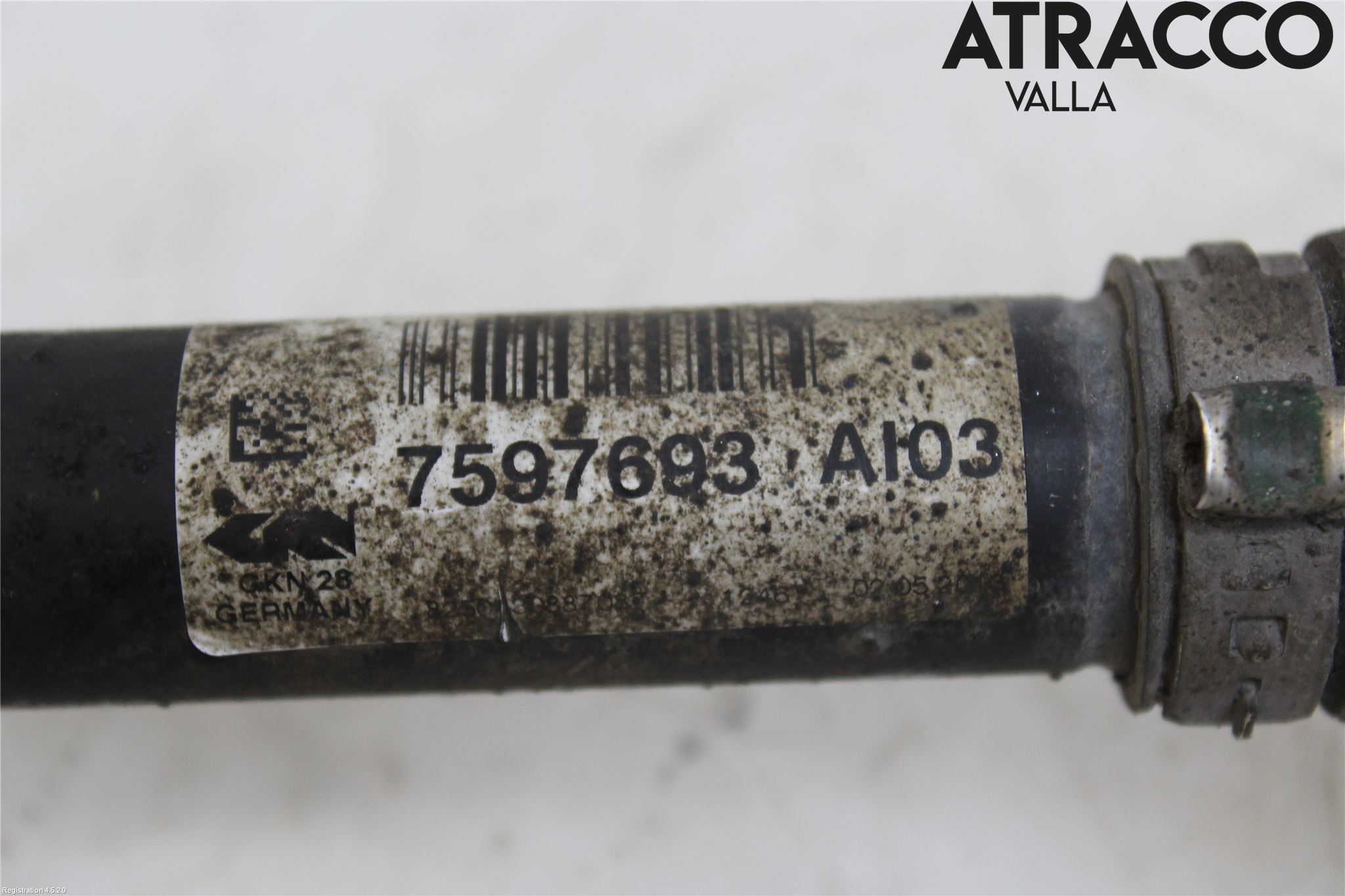 BMW 3 F30/F31/F80 12-19 Drivaxel Fram Vänster