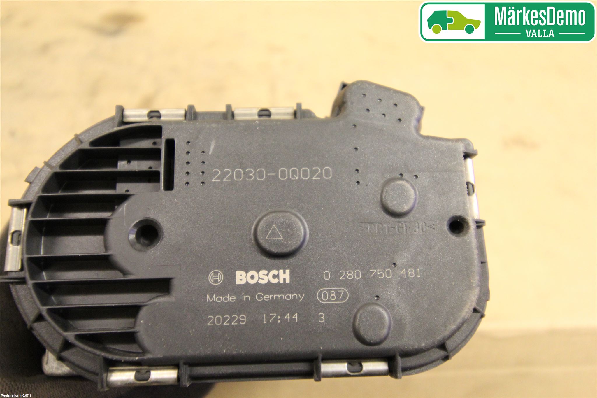 Citroen C1 06-13 Injspjällhus