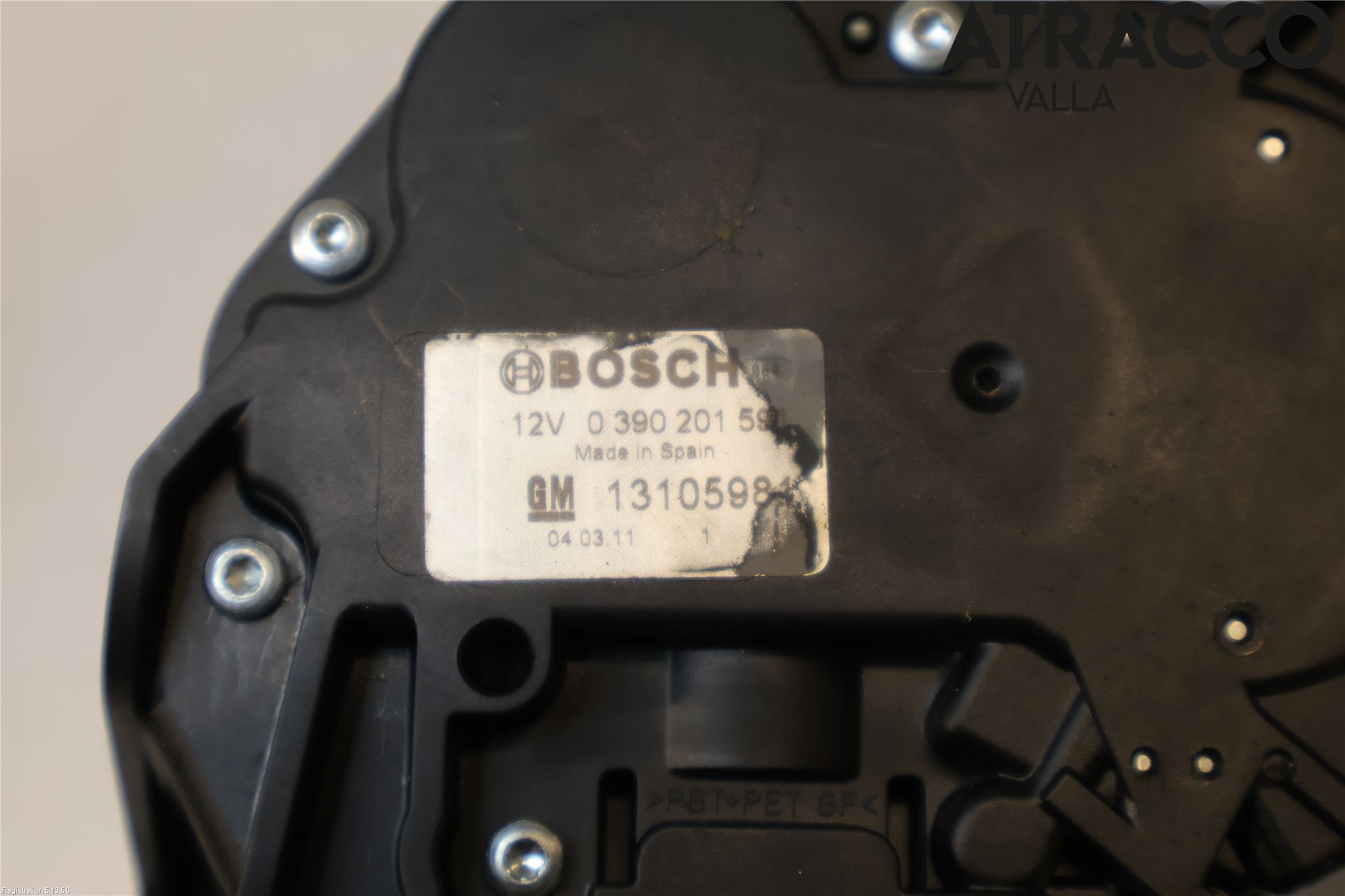 Opel ASTRA H 04-12 Torkarmotor Baklucka