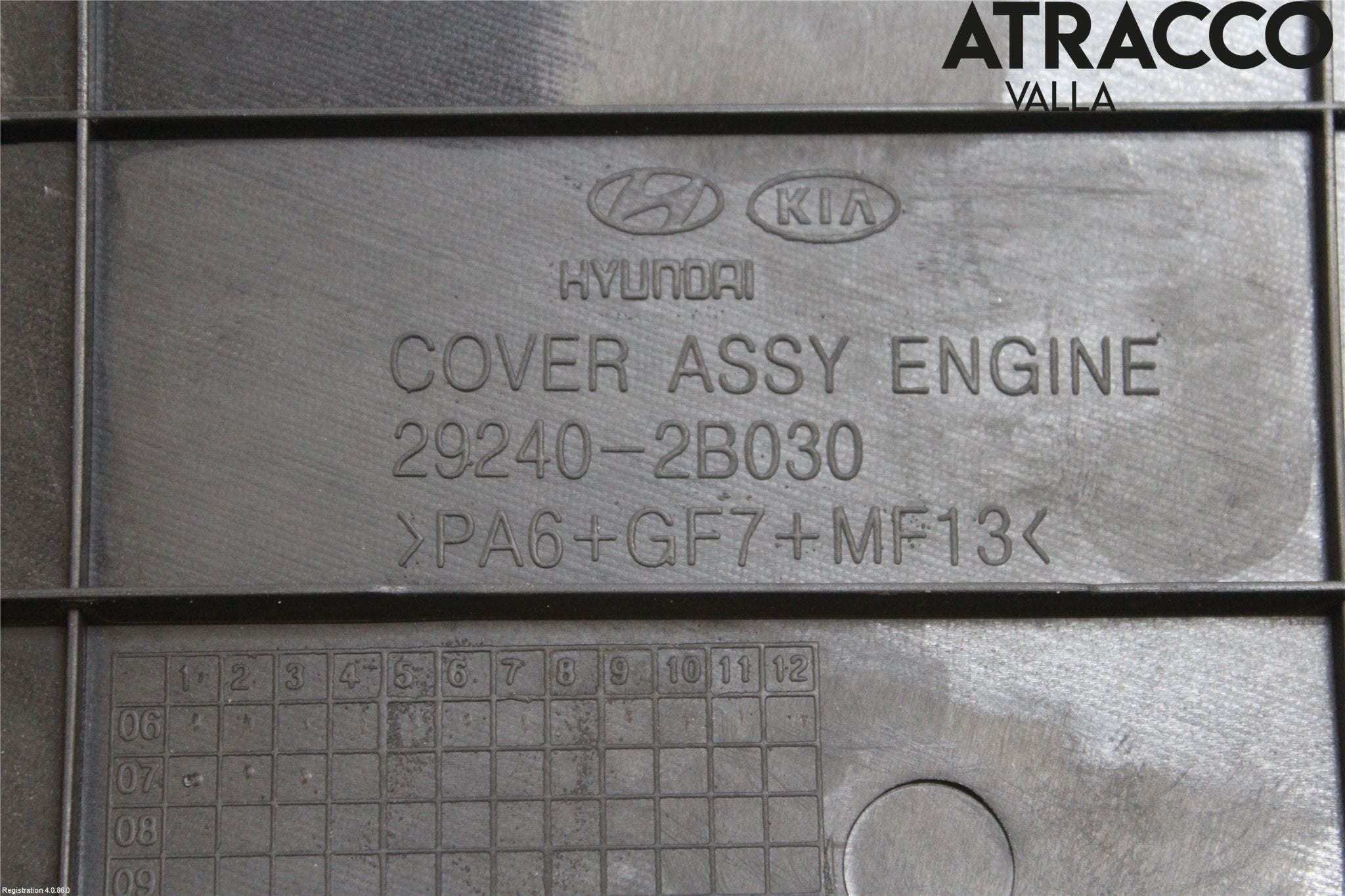 Hyundai i30 FD 07-12 Motorkåpa