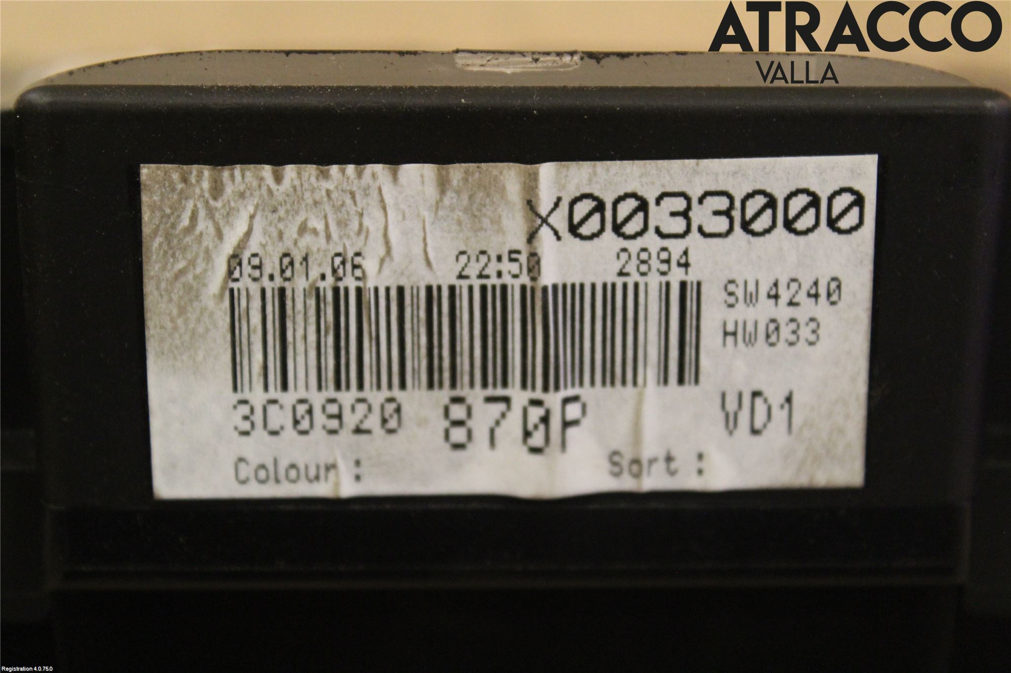 Volkswagen VW PASSAT 05-11 Instrument Komb
