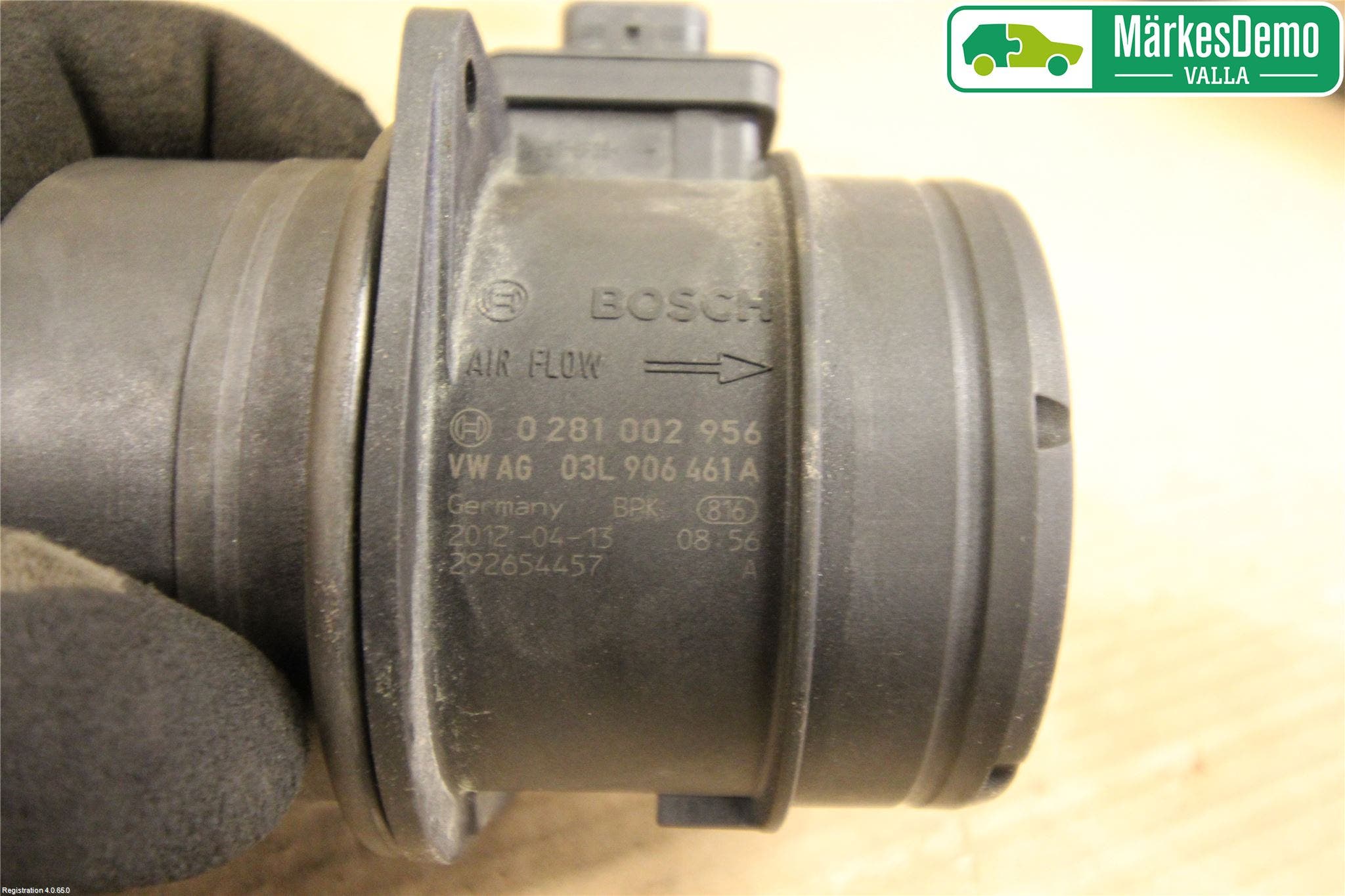 Volkswagen VW TIGUAN 07-16 Injluftmassamätare