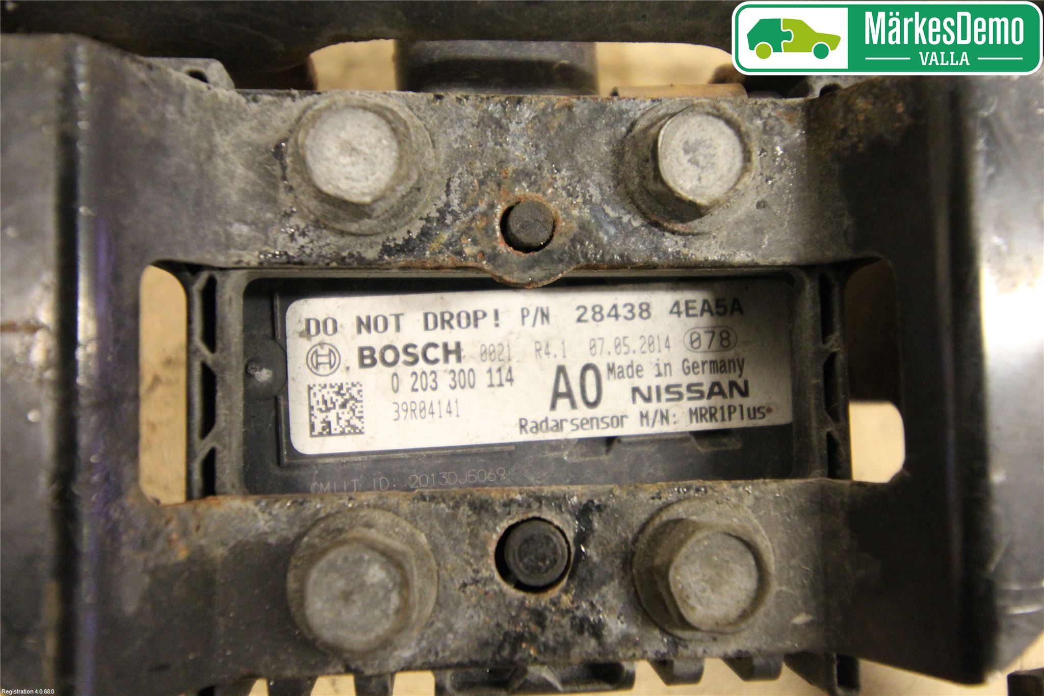 Nissan QASHQAI 14-17 Sensor Aktivt Kollisionsskydd