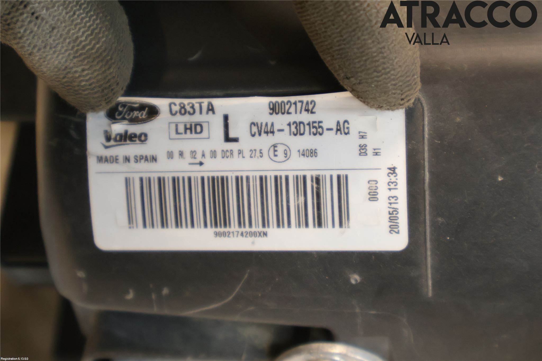 Ford KUGA 13-16 Strålkastare Vänster