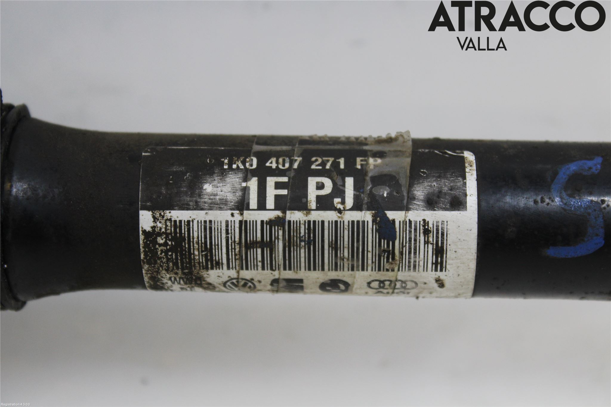Volkswagen VW TOURAN 03-10 Drivaxel Fram Vänster