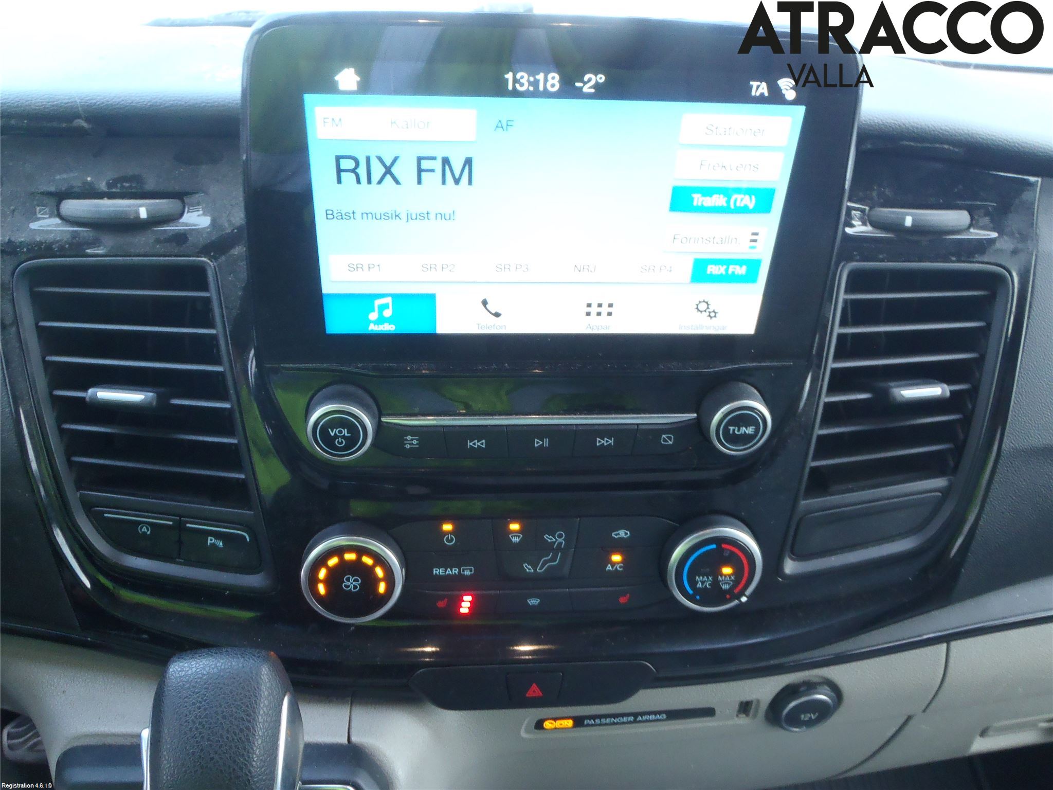 Ford TRANSIT SKÅP/BUSS 14-22 Multifunktionsdisplay