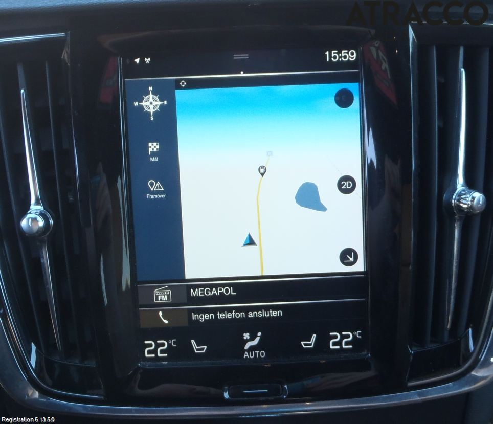 Volvo V90 17->> Multifunktionsdisplay