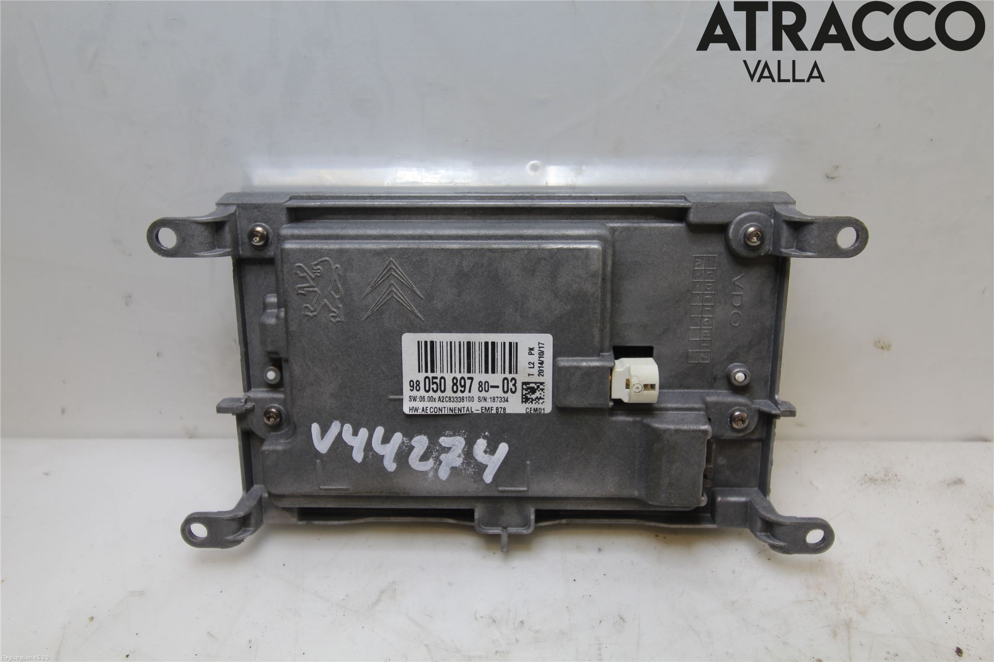 Citroen C4 GRAND PICASSO 14-18 Multifunktionsdisplay