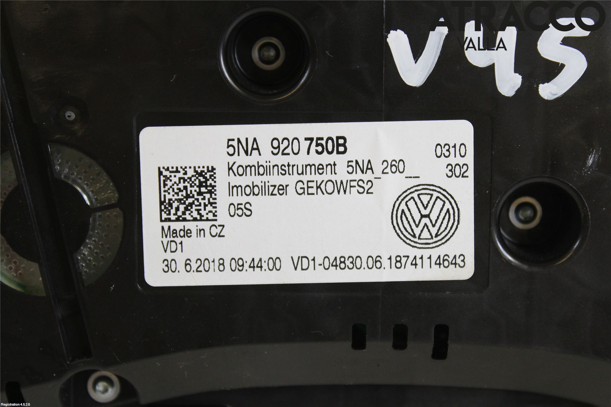 Volkswagen VW TIGUAN 16-24 Instrument Komb