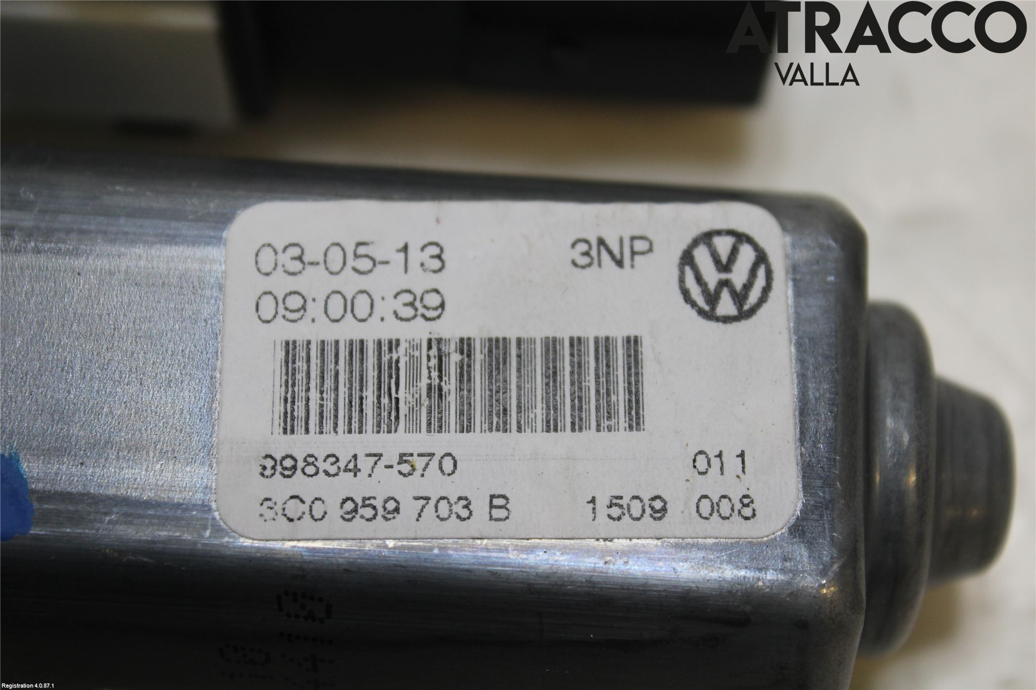 Volkswagen VW GOLF VI 09-13 Fönsterhissmotor
