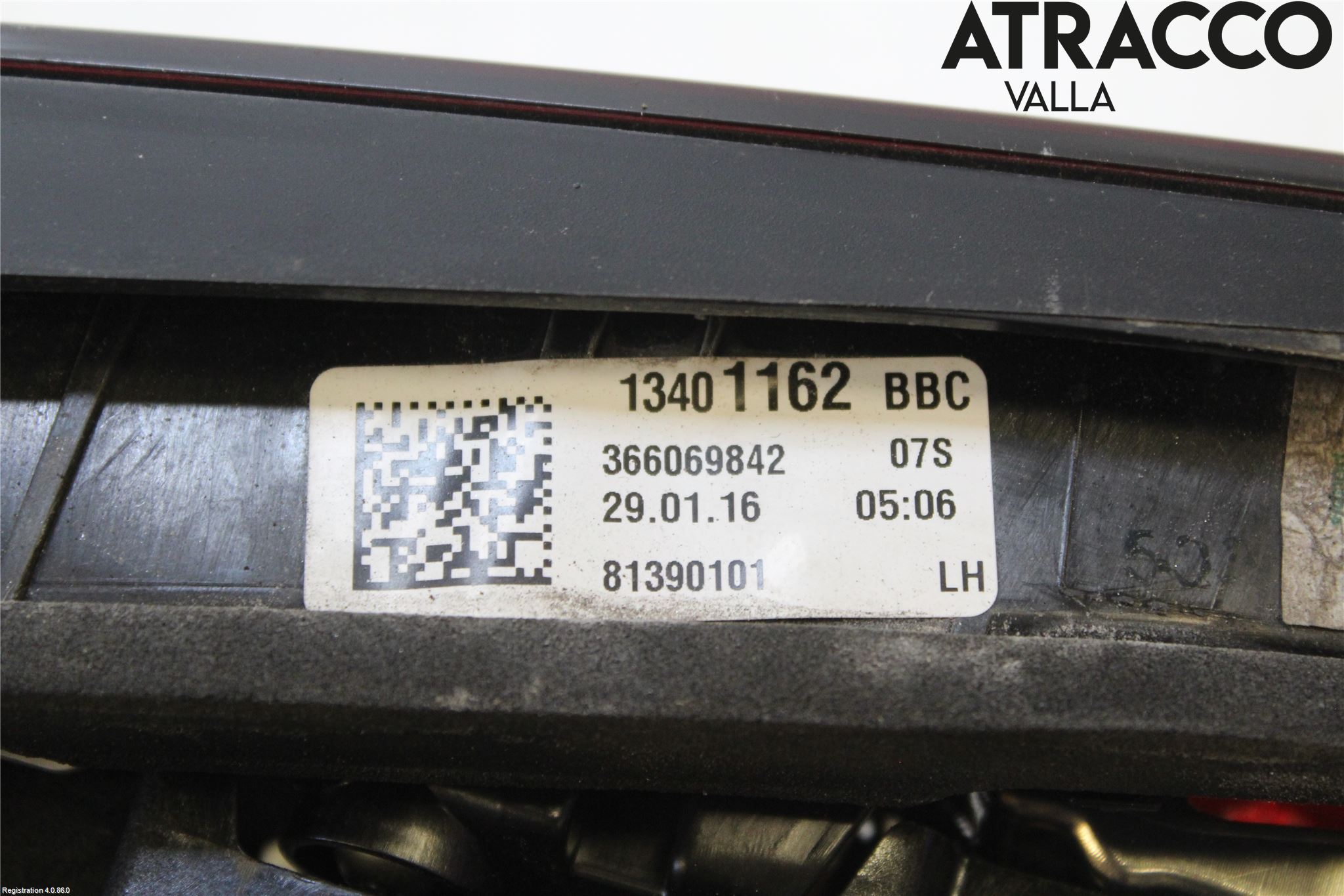 Opel ASTRA K 16-22 Bakljus Lucka Vä