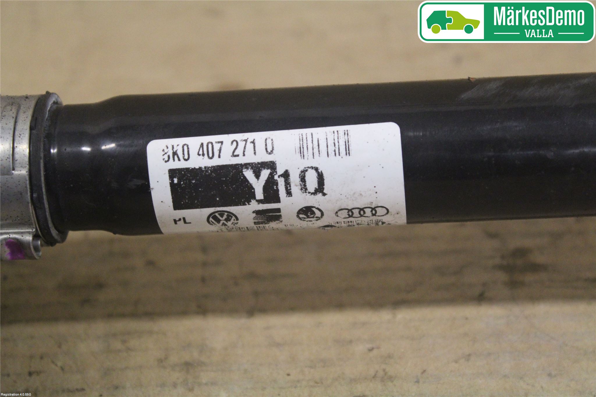 Audi A4/S4 08-11 Drivaxel Fram Vänster