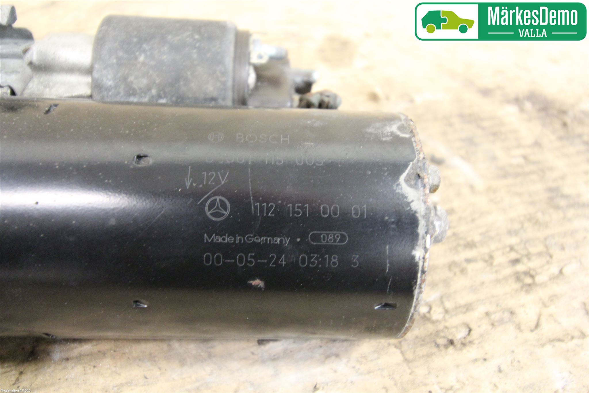 Mercedes-Benz MB C (203) 00-07 Startmotor