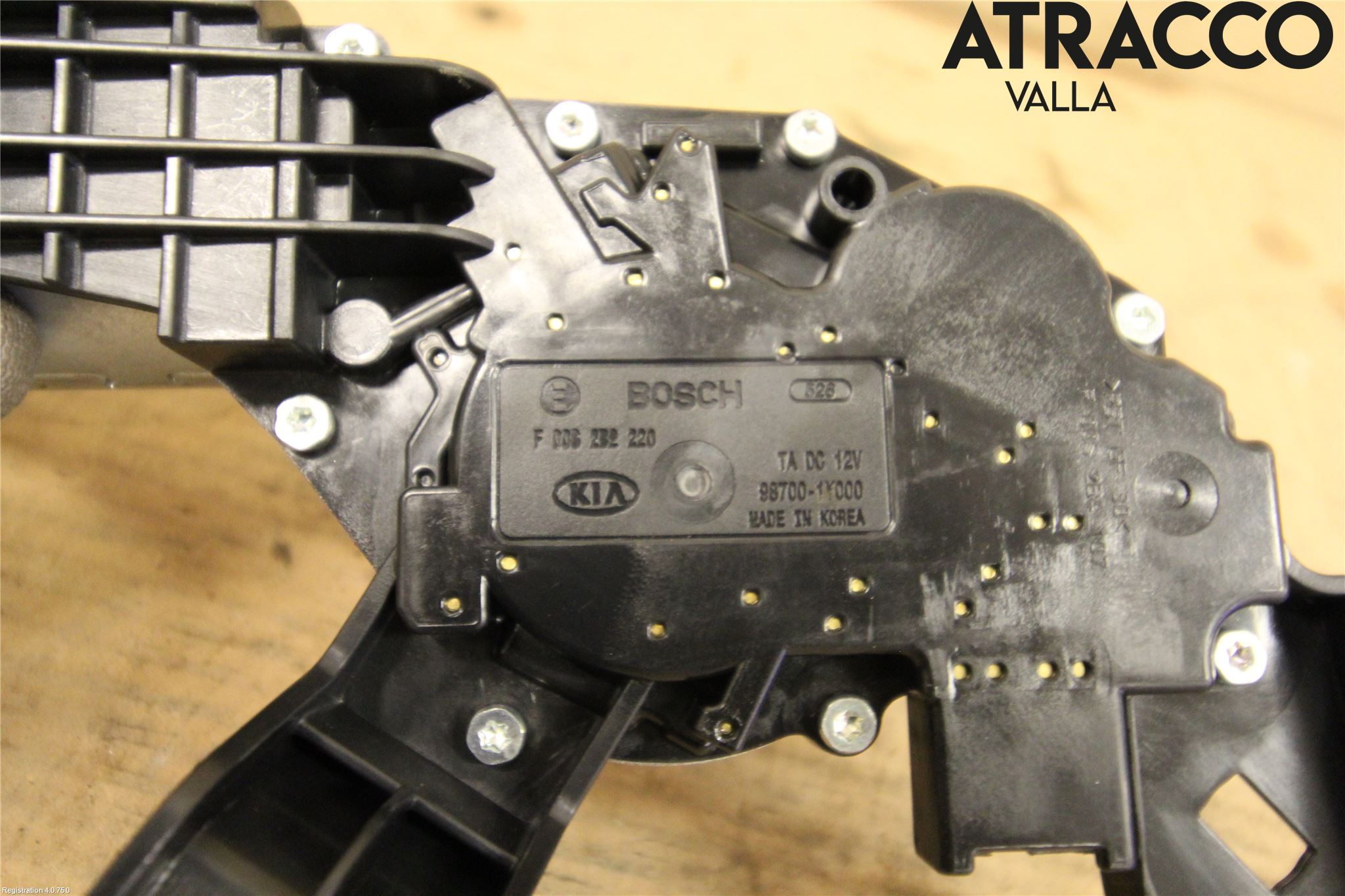 Kia PICANTO 12-17 Torkarmotor Baklucka