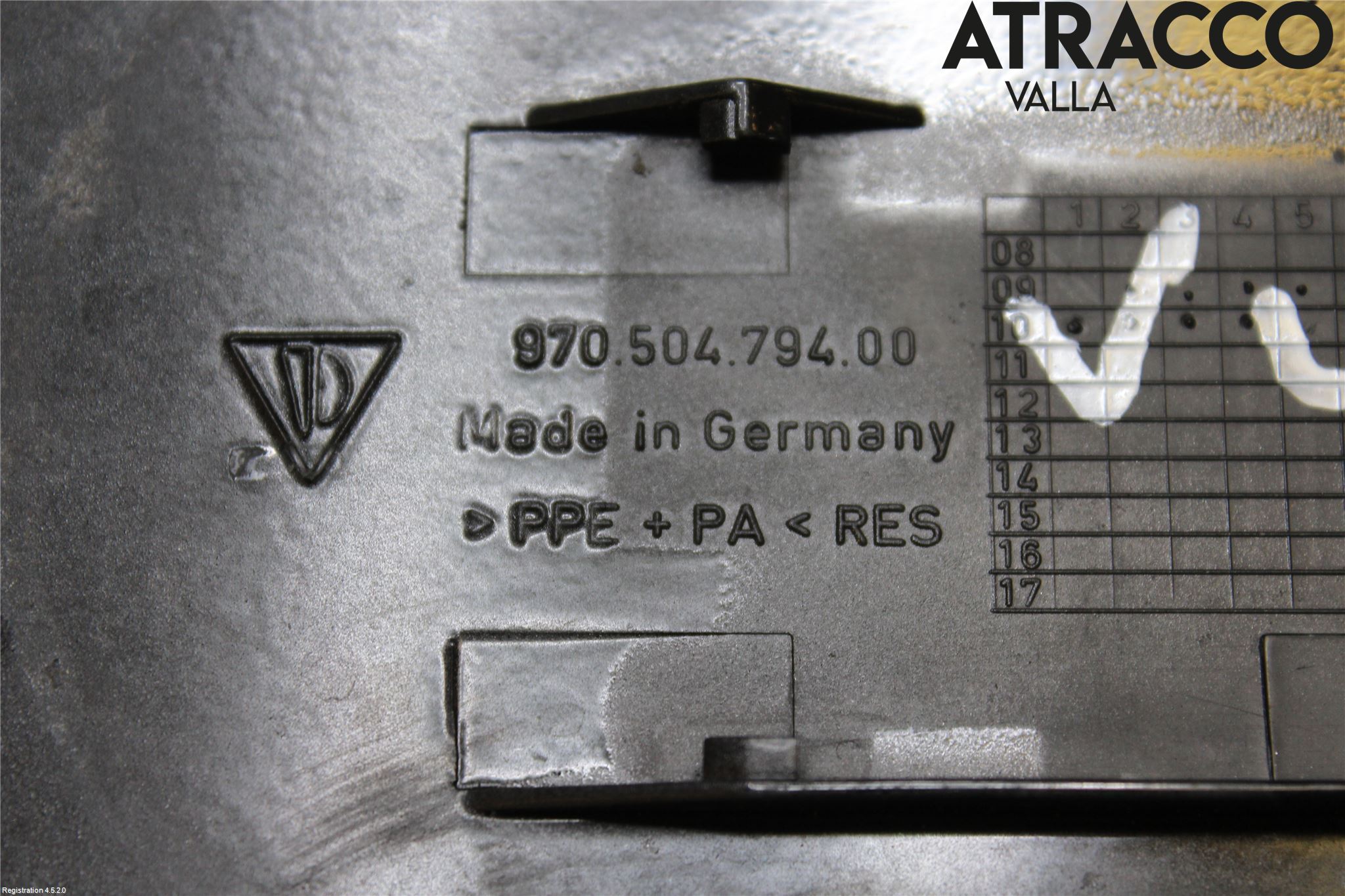 Porsche PANAMERA 09- Tanklucka