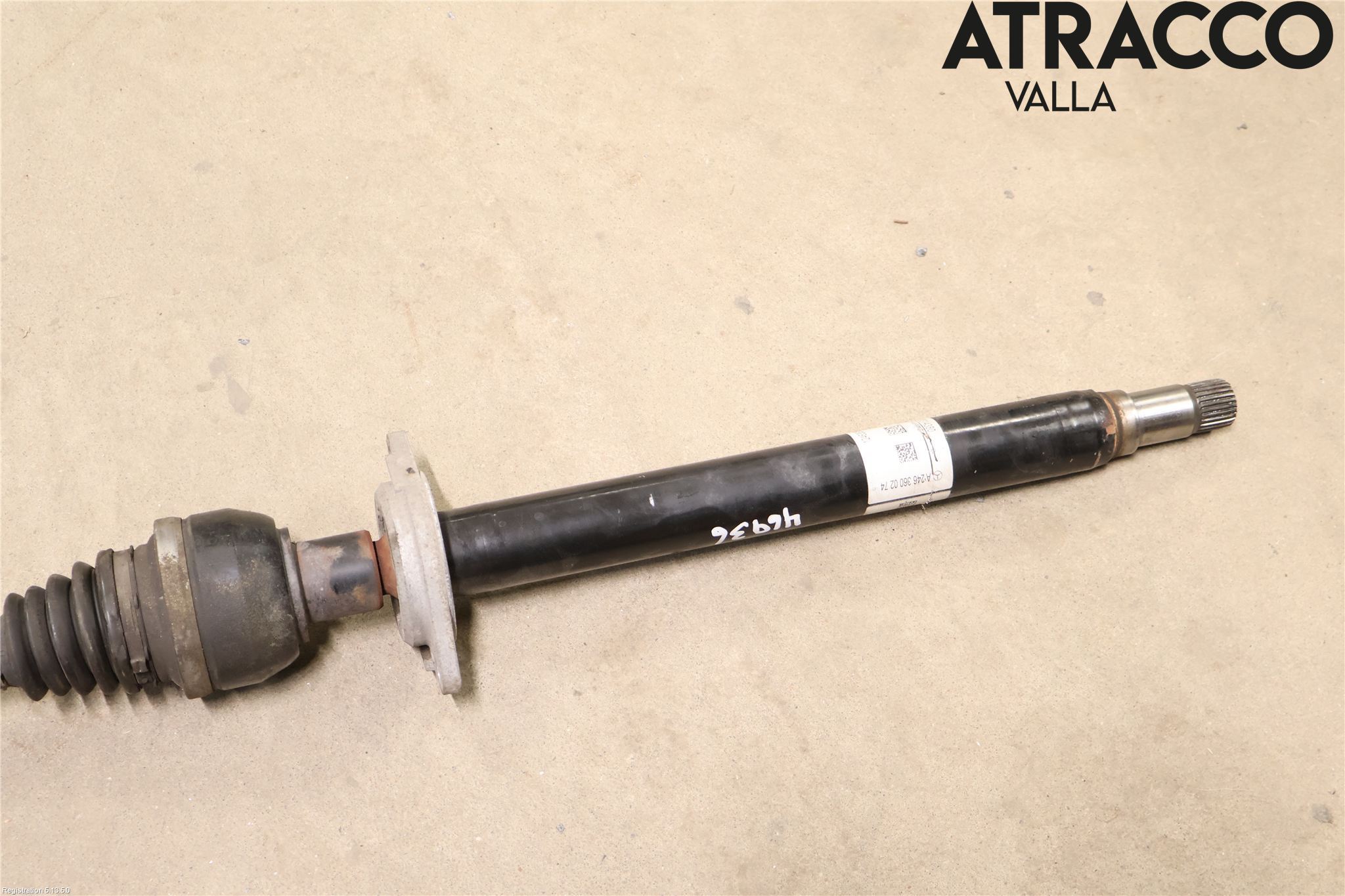 Mercedes-Benz MB CLA-KLASS (C117/X117) 13-19 Drivaxel Fram Höger