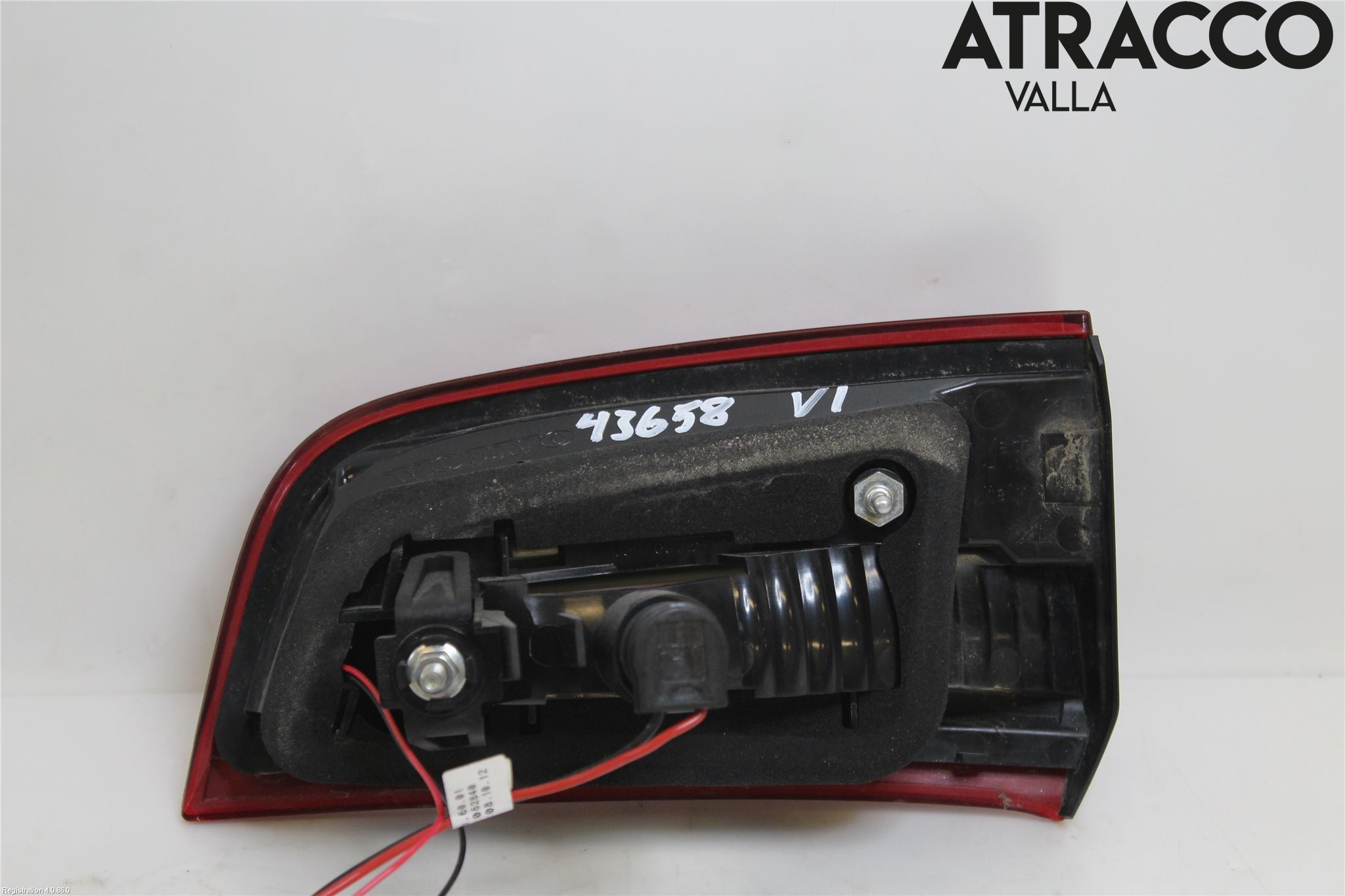 Volvo S60 11-13 Bakljus Lucka Vä