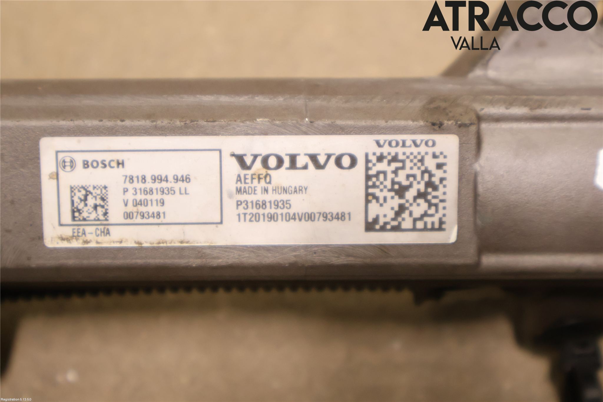 Volvo V90 17->> Styrväxel-Snäcka Elektrisk