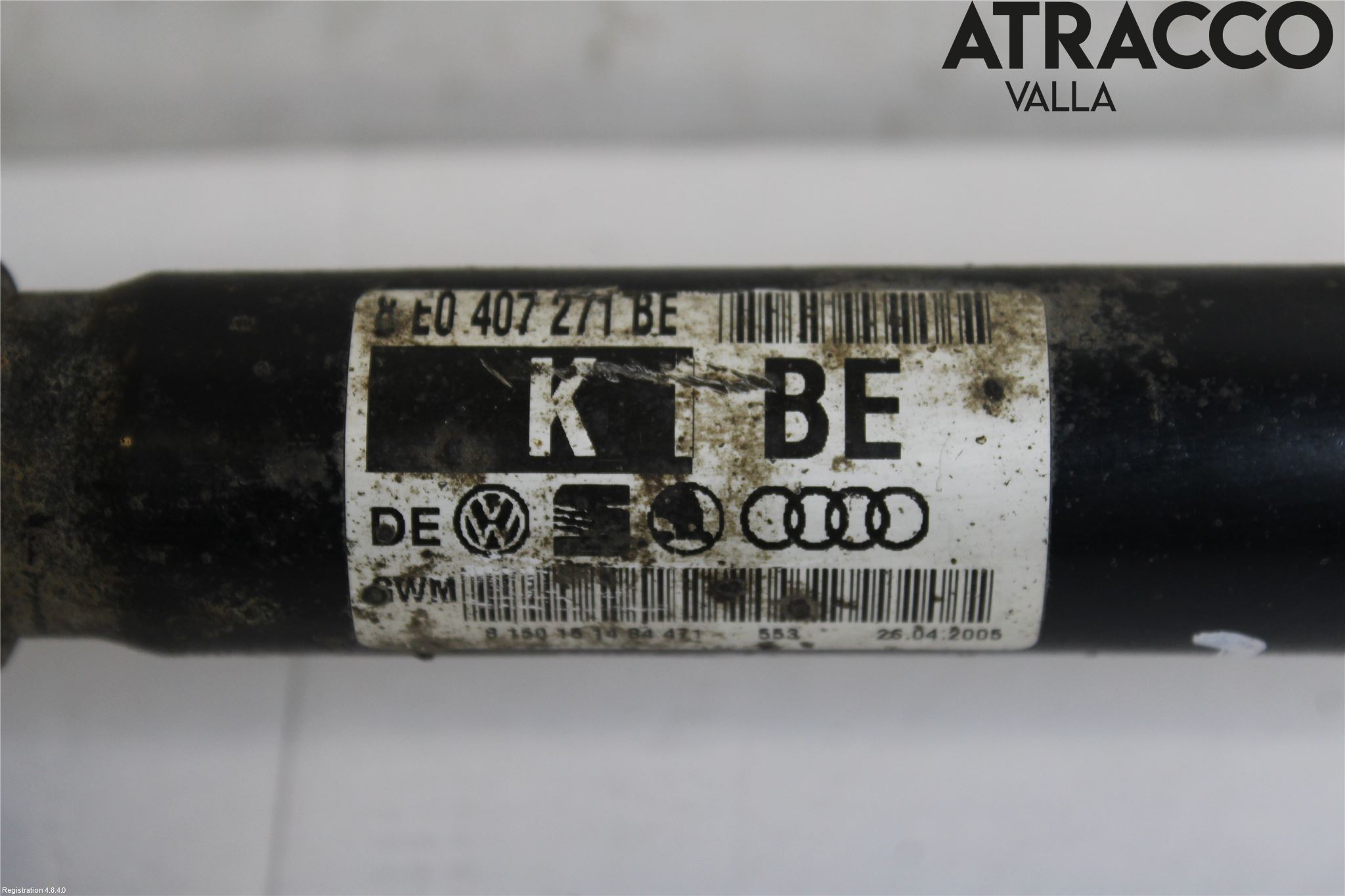 Audi A4/S4 05-07 Drivaxel Fram Vänster