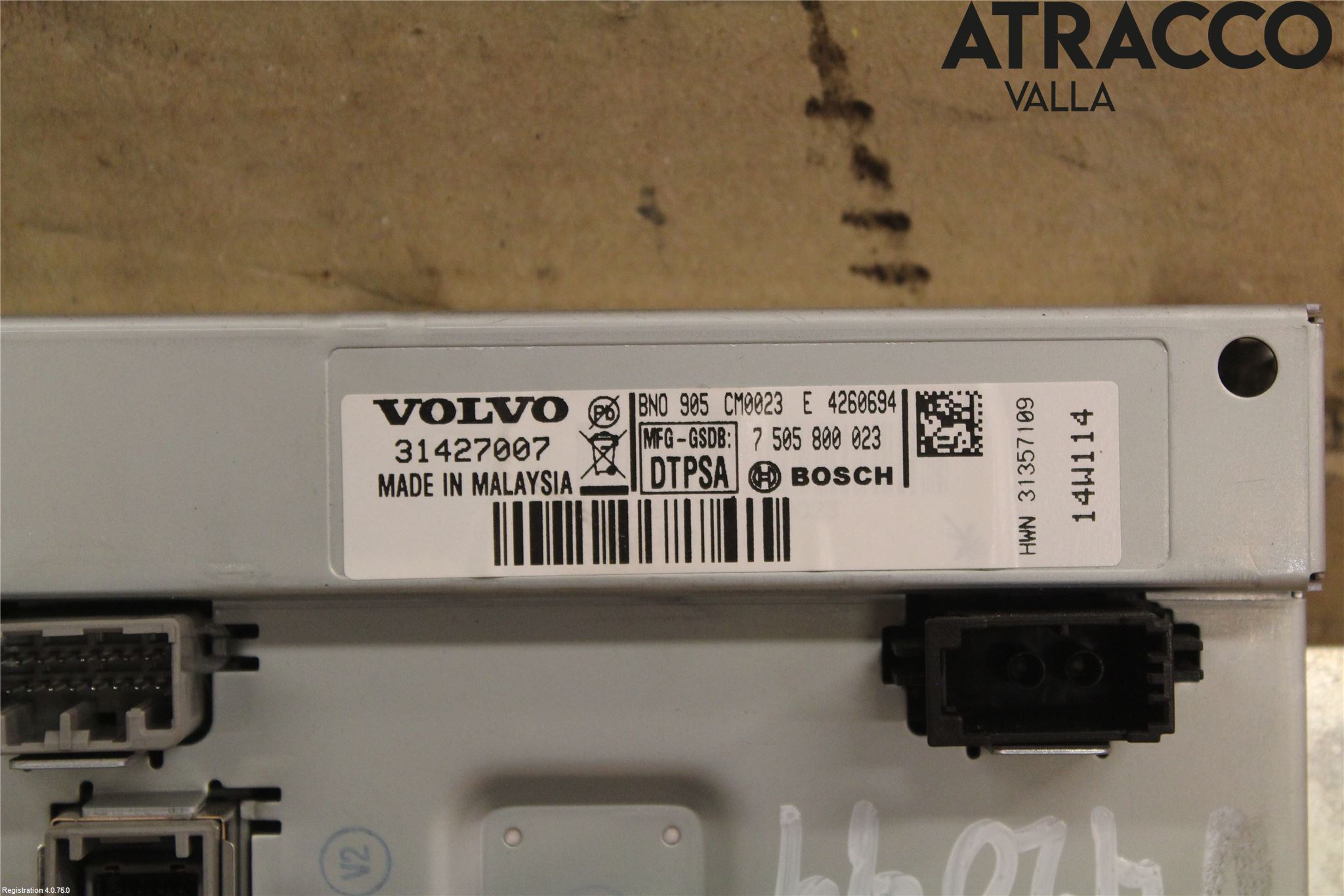 Volvo V70 14-16 Multifunktionsdisplay