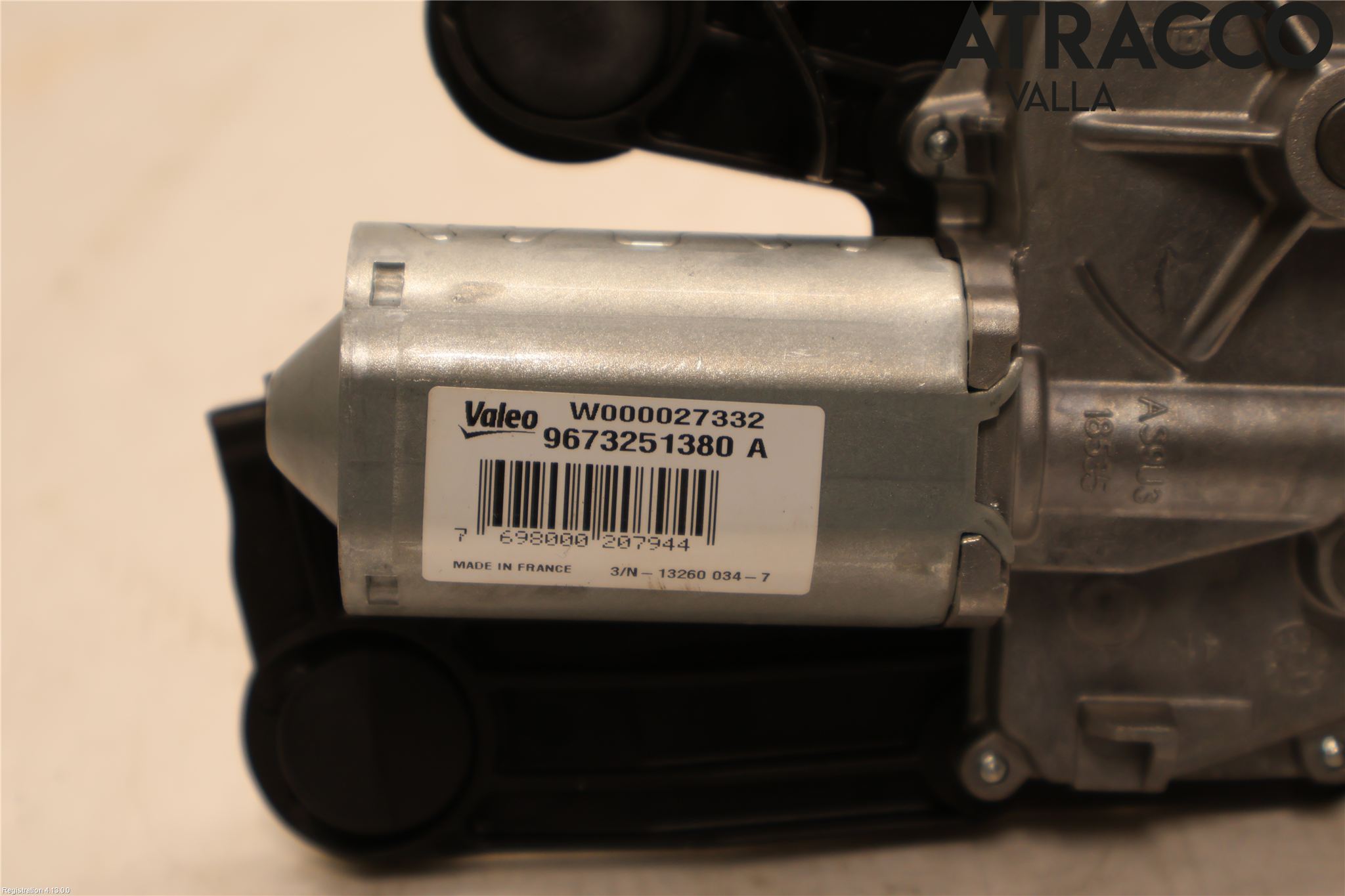 Peugeot PEUGOT 208 16-19 Torkarmotor Baklucka