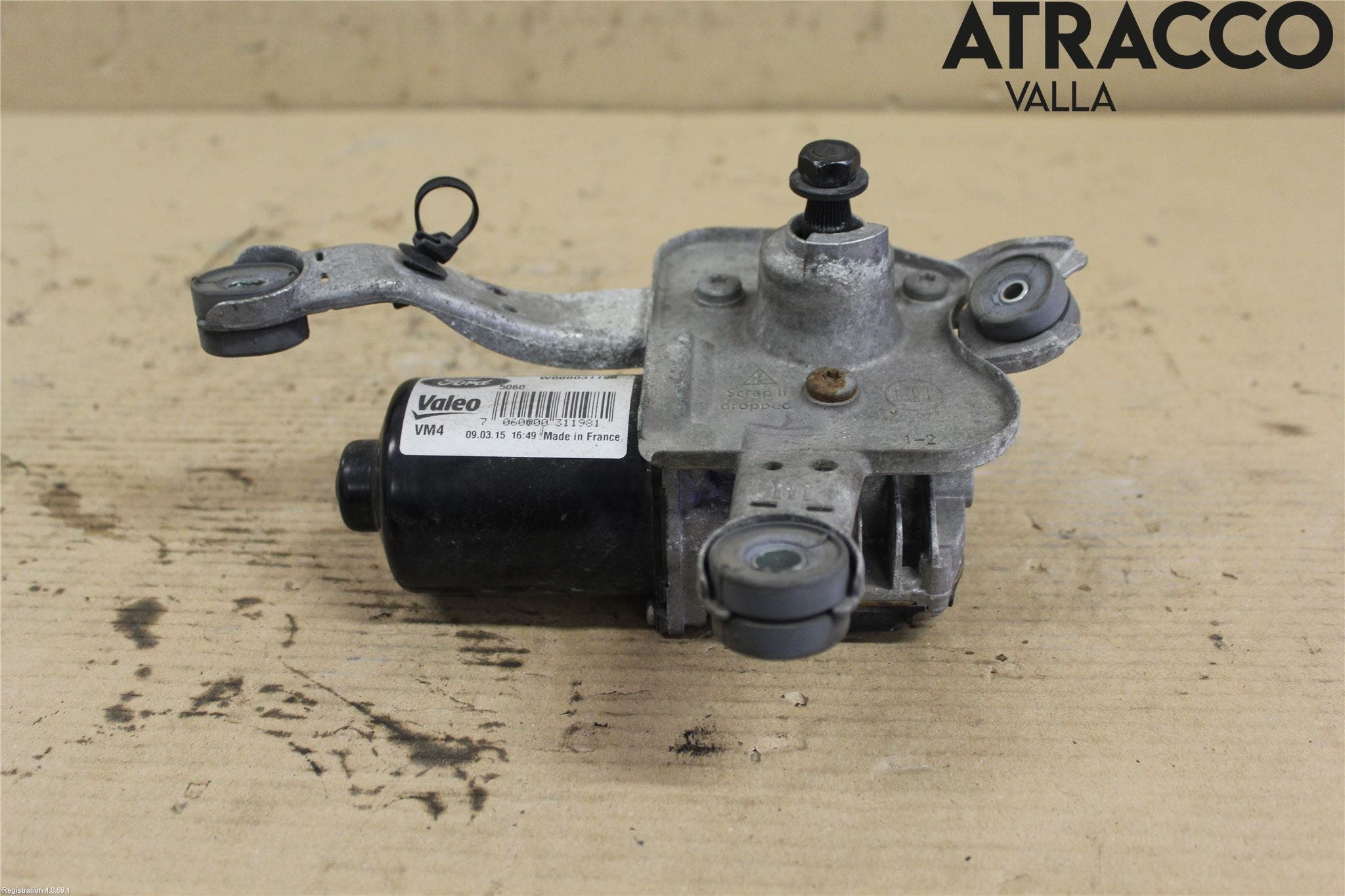 Ford MONDEO 15-22 Torkarmotor Vindruta