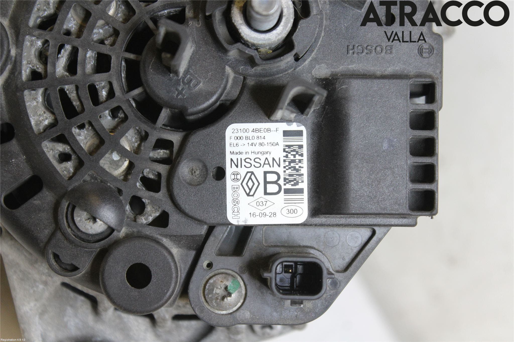 Nissan QASHQAI 14-17 Generator