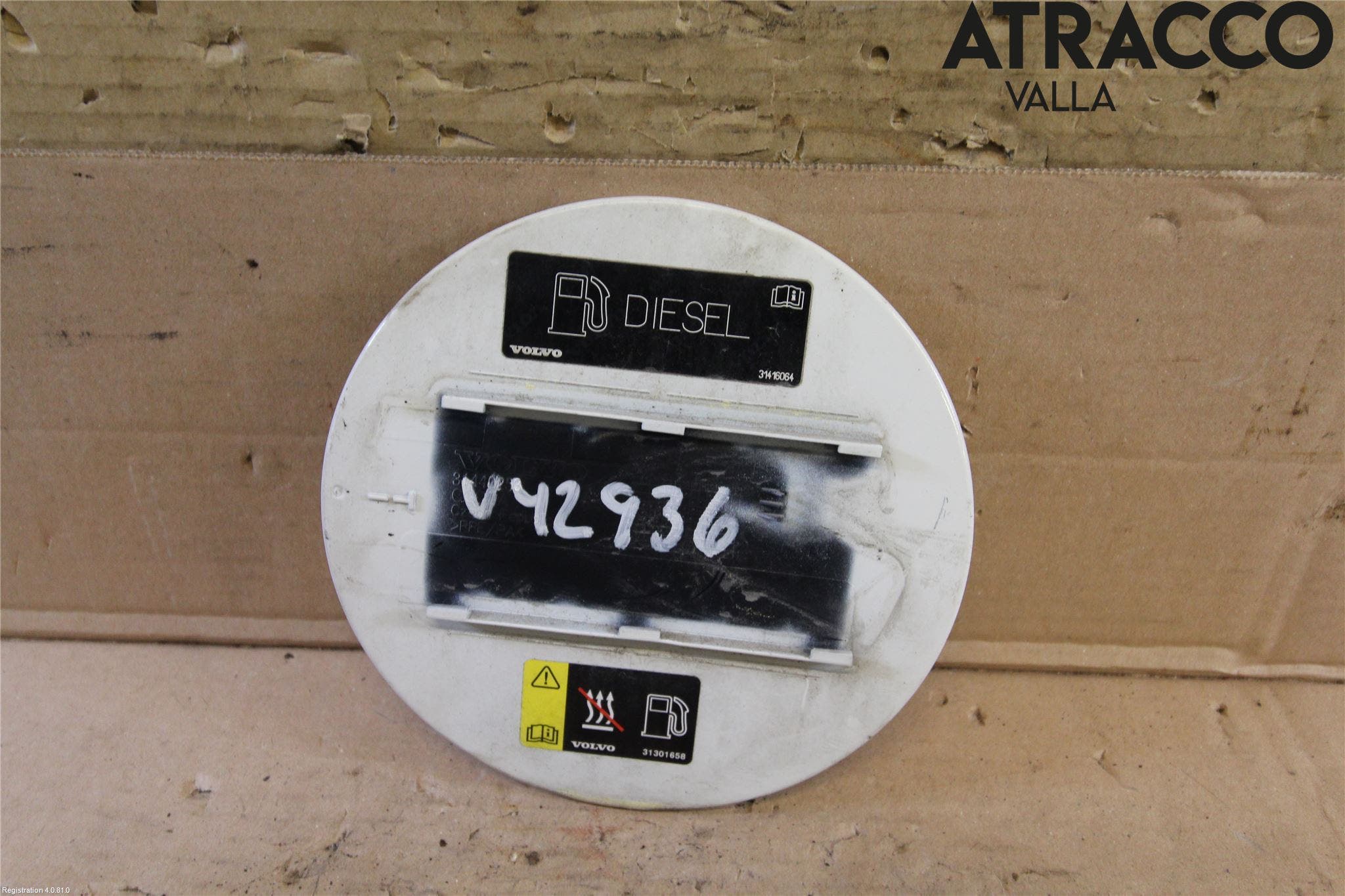 Volvo V40 12-19 Tanklucka