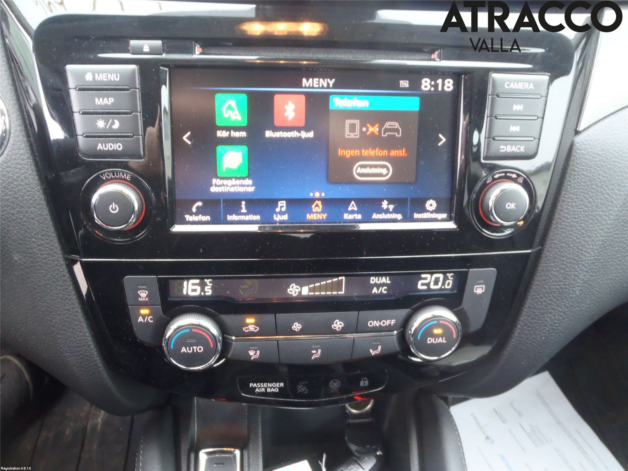 Nissan QASHQAI 17-21 Ac Styrenhet Ac Manöveren