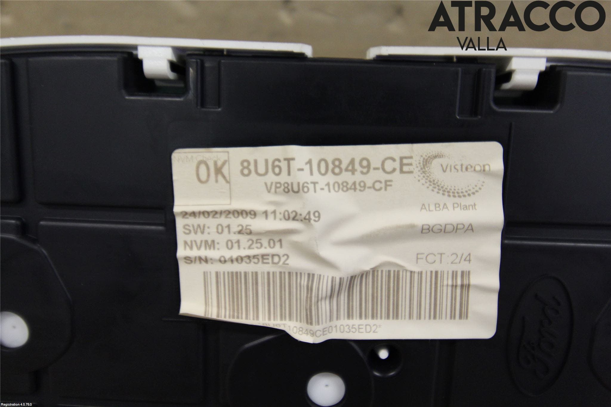 Ford FIESTA 09-12 Instrument Komb