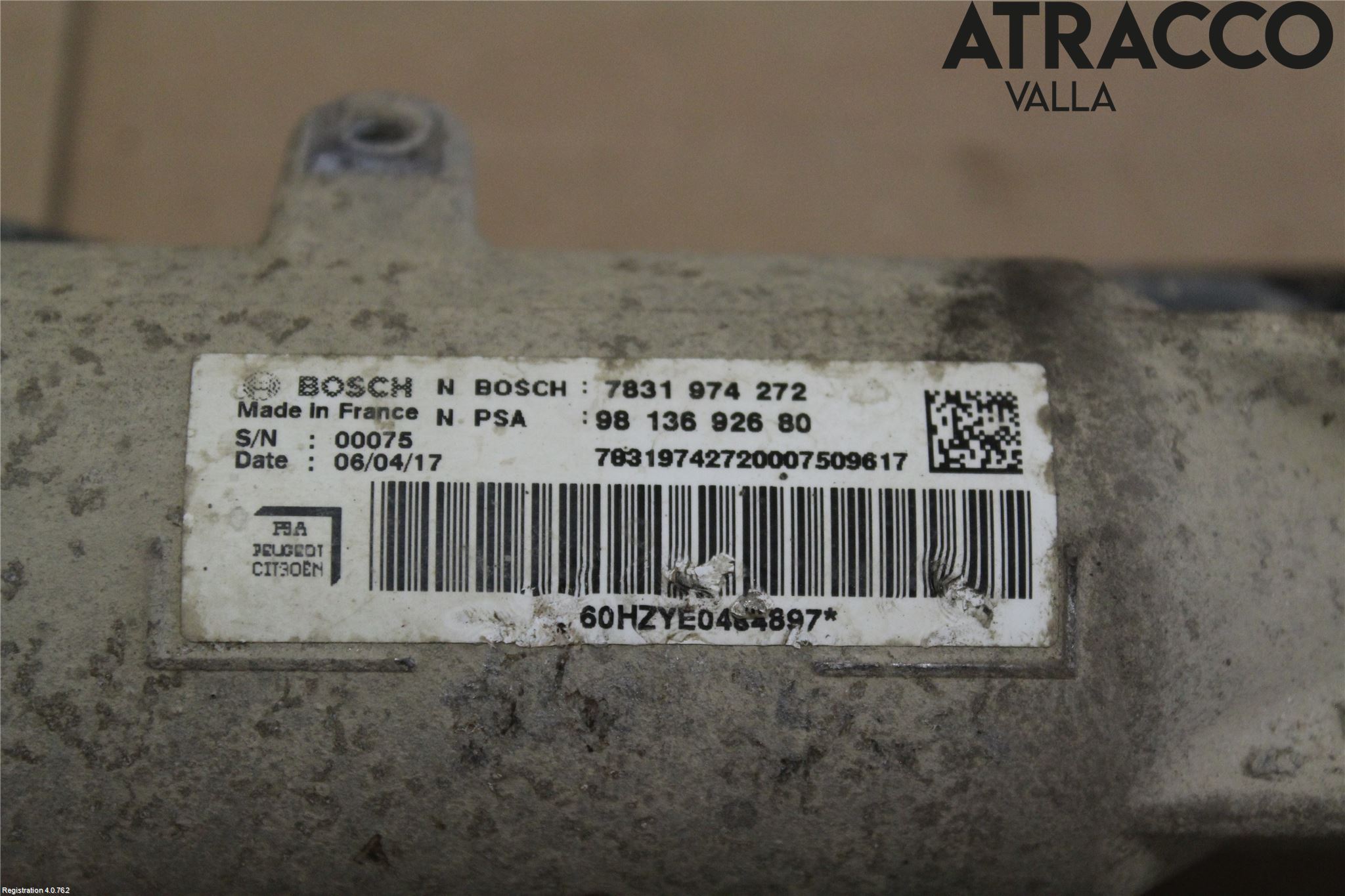 Peugeot EXPERT/E-EXPERT 17- Styrväxel Servo -Snäcka