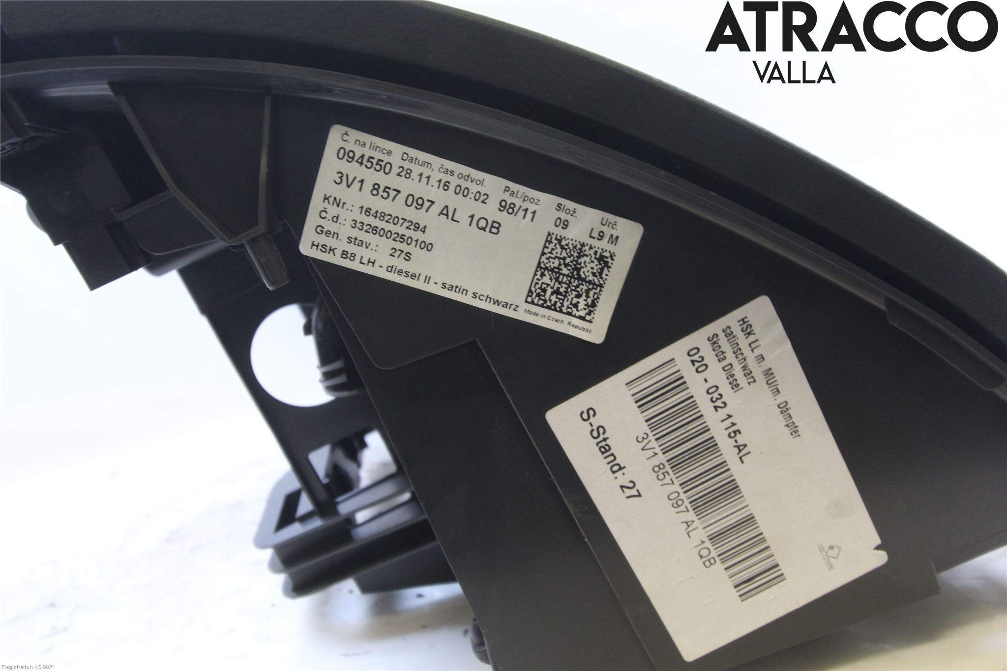 Skoda SUPERB 16-24 Handskfack