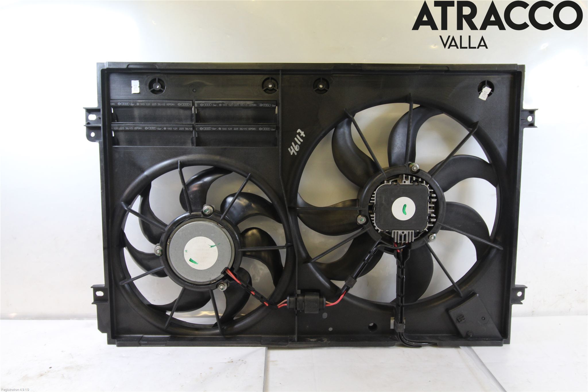 Volkswagen VW TIGUAN 07-16 Kylfläktkåpa